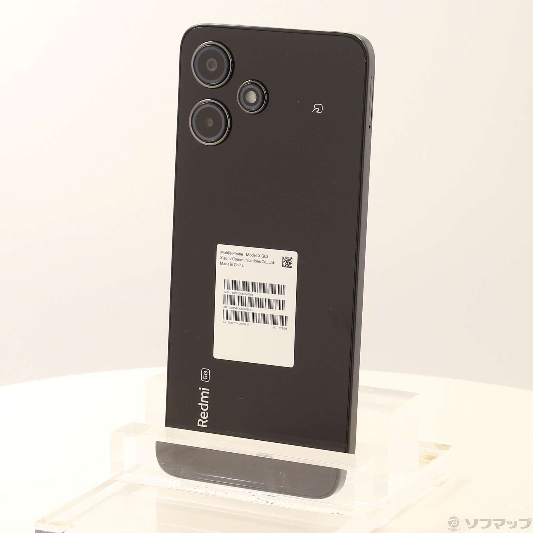 Redmi 12 ミッドナイトブラック 128GB 美品ケース付き 中古】Redmi 12 5G 128GB ミッドナイトブラック XIG03 au SIMフリー