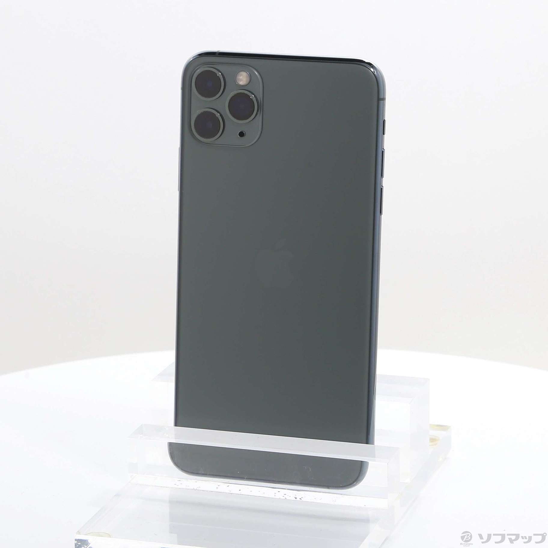 中古】iPhone11 Pro Max 256GB ミッドナイトグリーン MWHM2J／A 