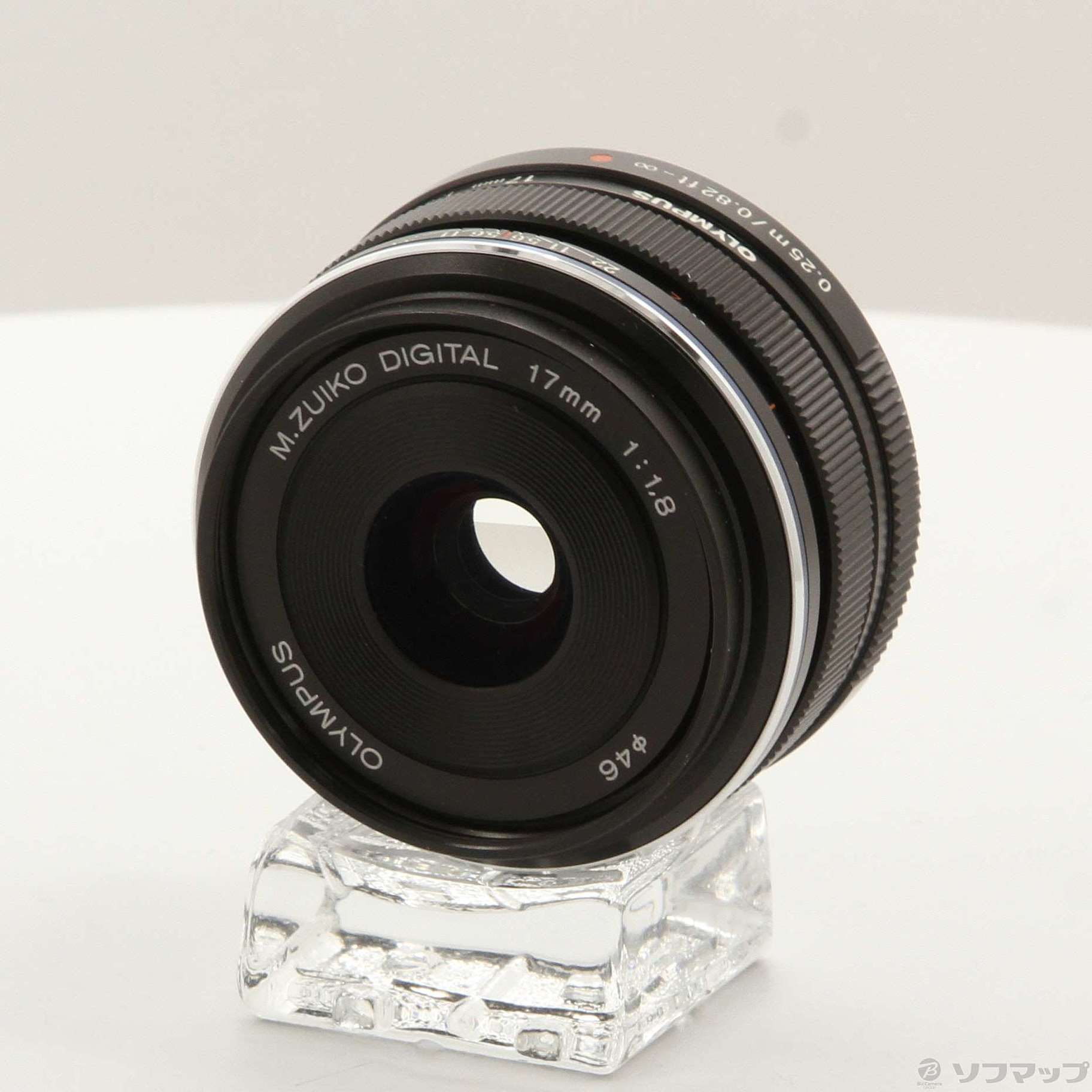 中古】M.ZUIKO DIGITAL 17mm F1.8 ブラック μ4／3 [2133069108108
