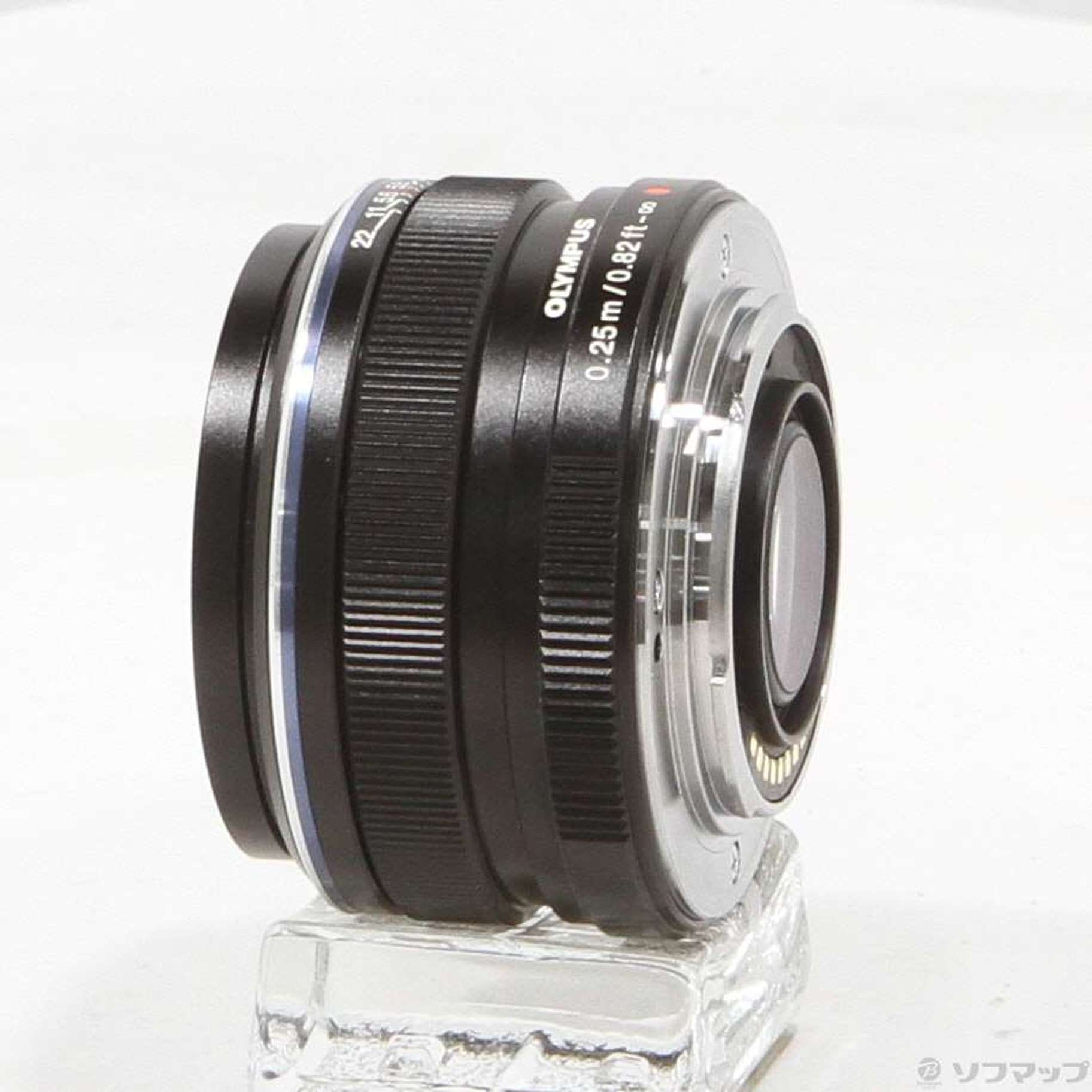 中古】M.ZUIKO DIGITAL 17mm F1.8 ブラック μ4／3 [2133069108108