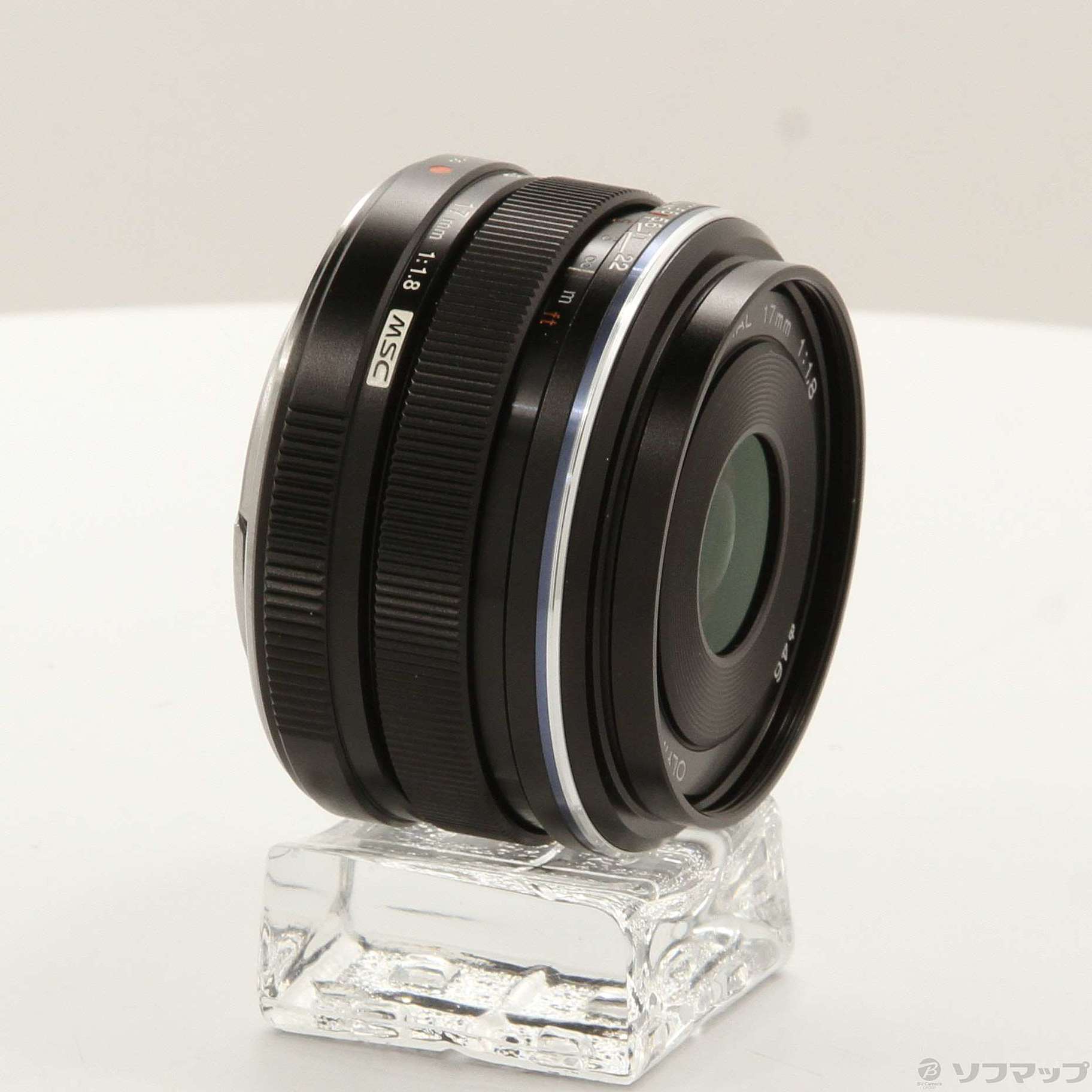 中古】M.ZUIKO DIGITAL 17mm F1.8 ブラック μ4／3 [2133069108108