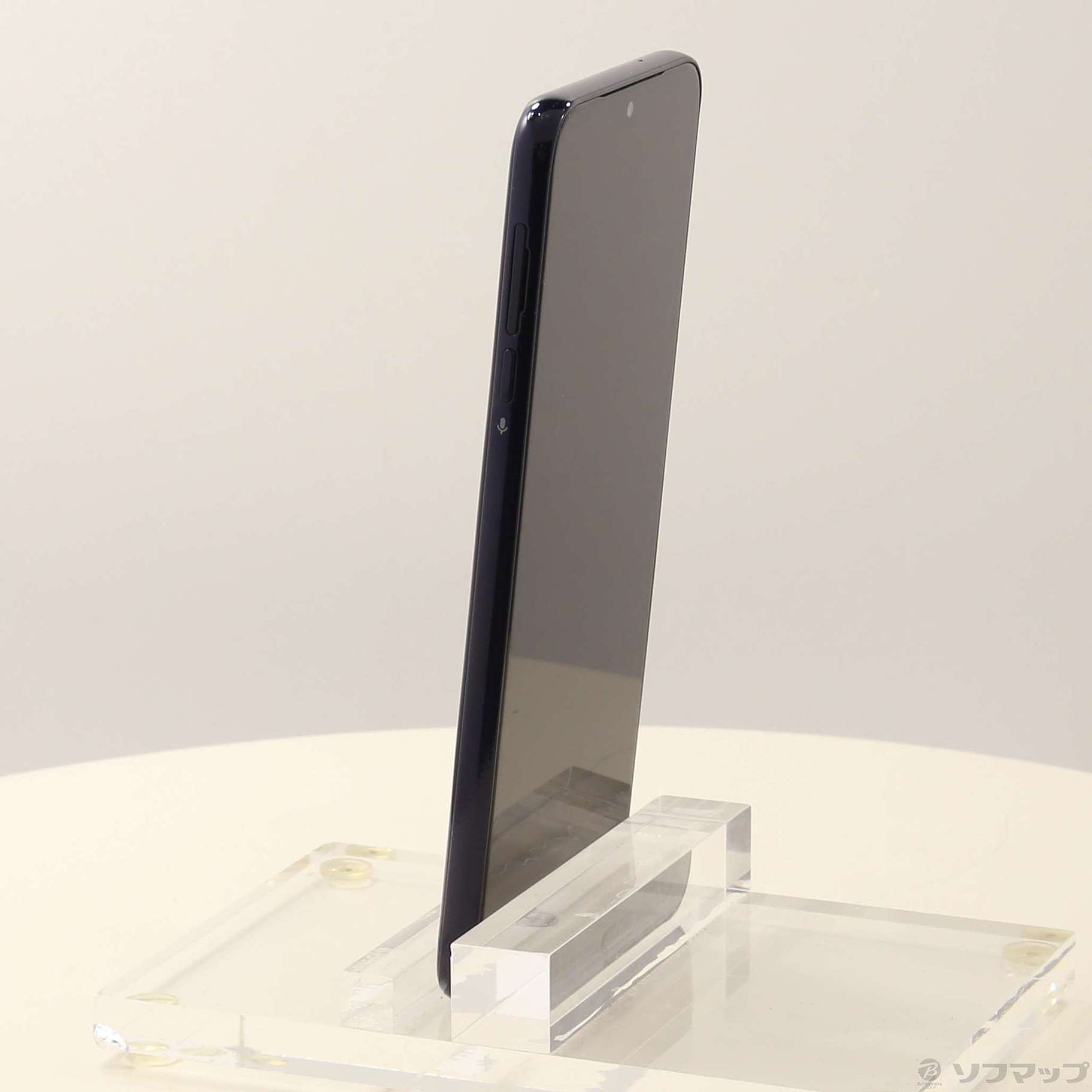中古】らくらくスマートフォン Lite 64GB ディープブルー MR01 UQ