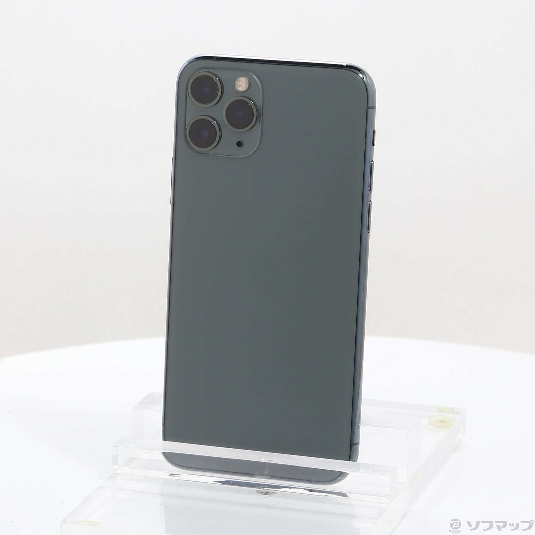 中古品〕 iPhone11 Pro 256GB ミッドナイトグリーン MWCC2J／A 