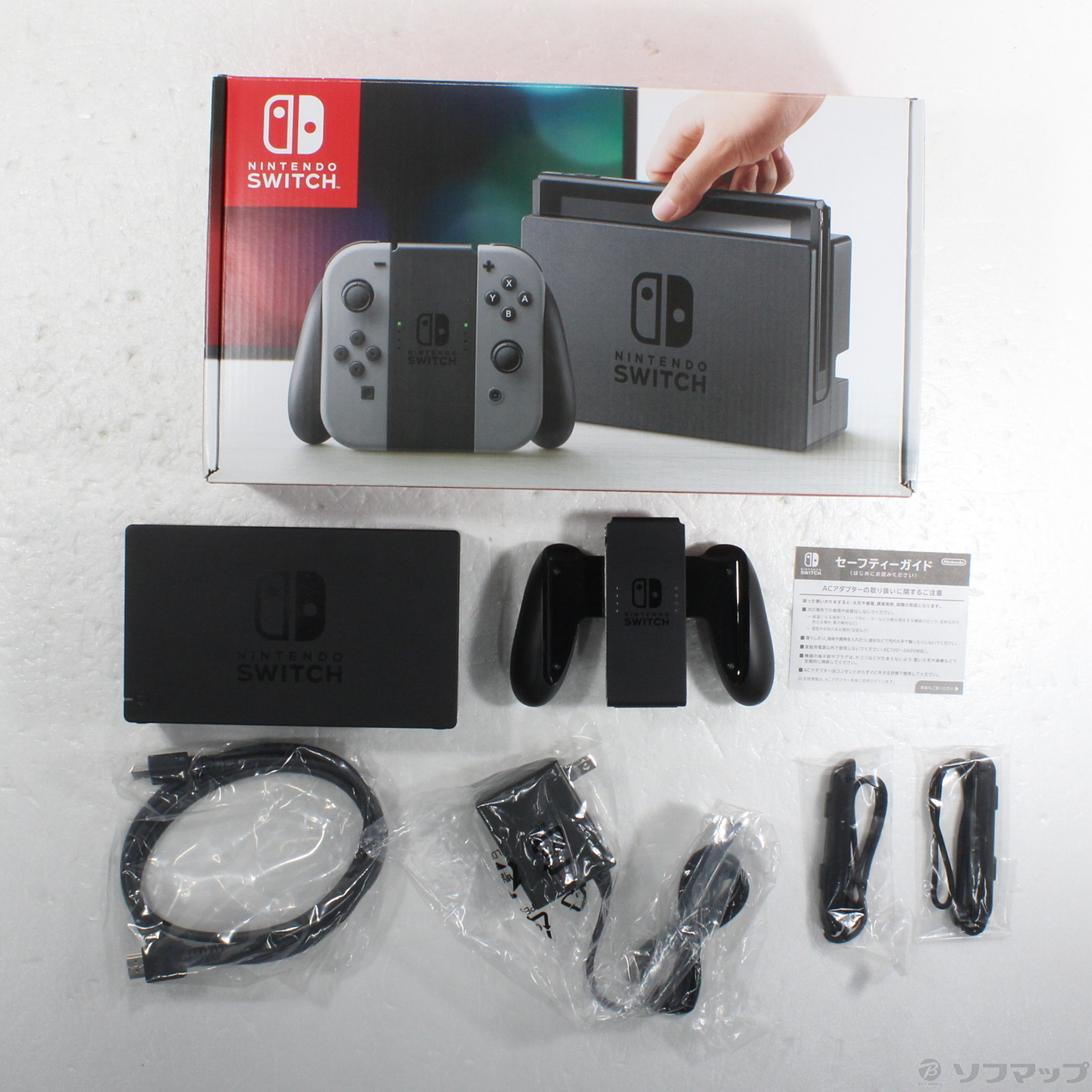 ジャンク品 Nintendo Switch 本体 グレー ACアダプター付き Nintendo Switch本体 グレー、Joy-Con、ACアダプター付き - メルカリ