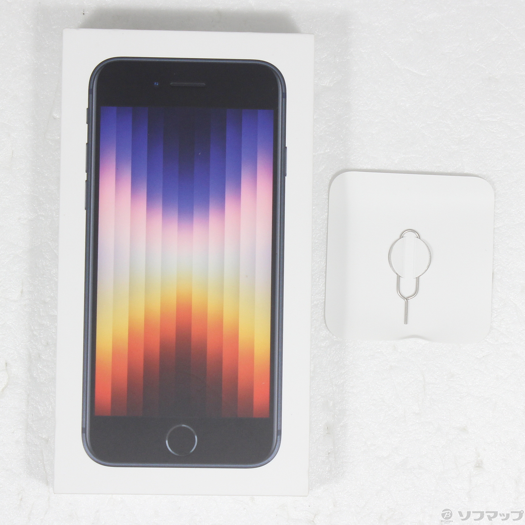 中古】iPhone SE 第3世代 256GB ミッドナイト MMYJ3J／A SIMフリー