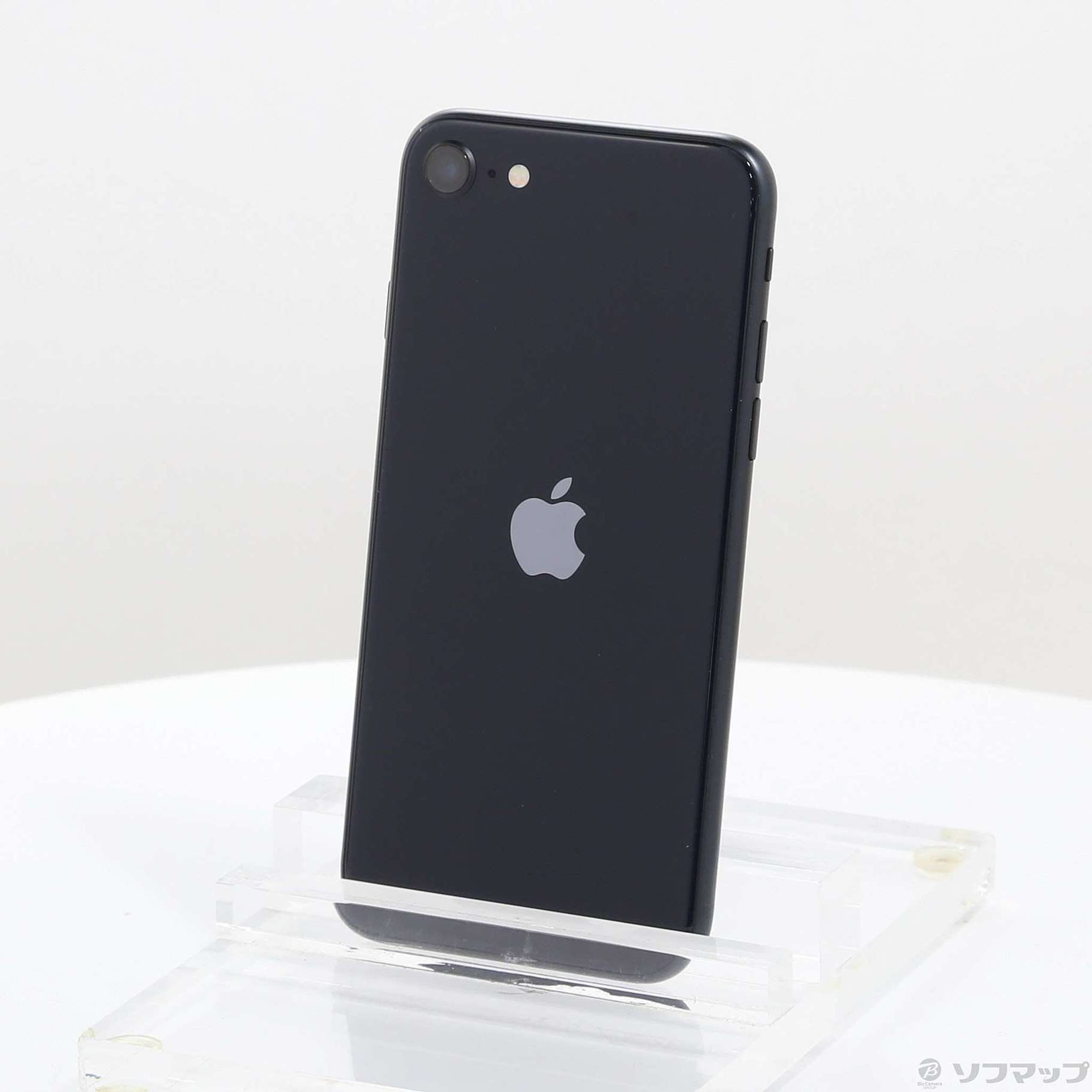 中古】iPhone SE 第3世代 128GB ミッドナイト MMYF3J／A SIMフリー
