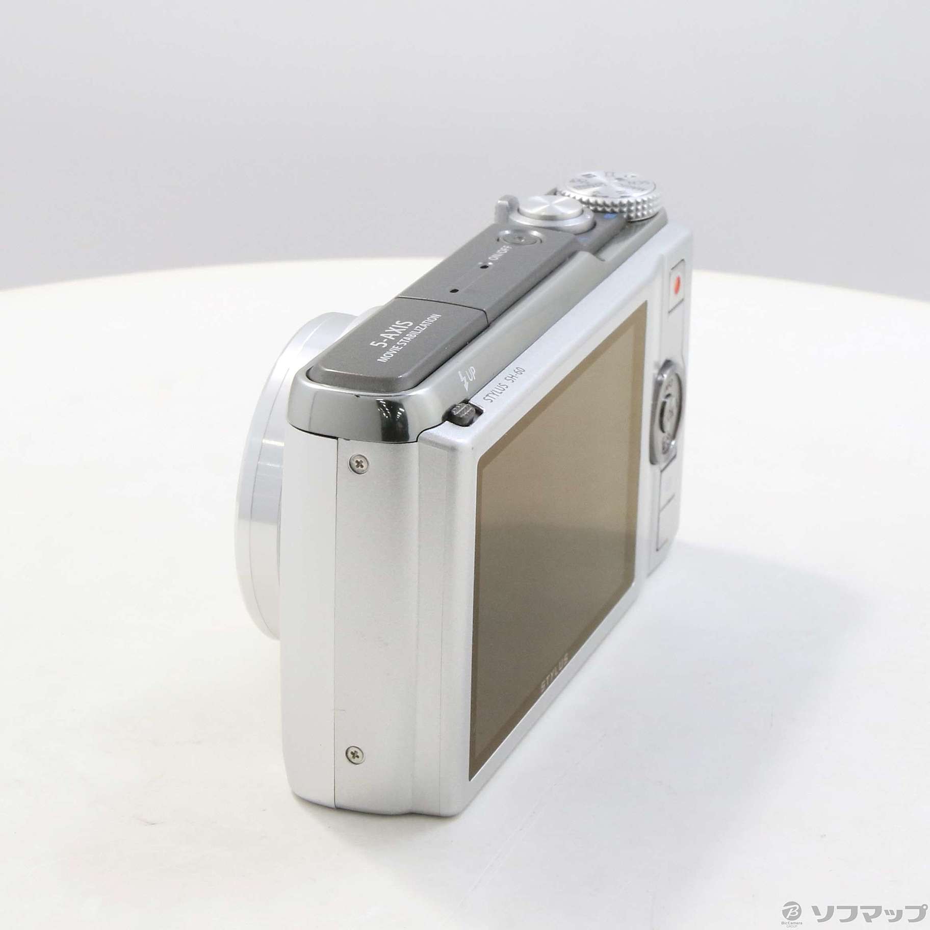 中古】OLYMPUS STYLUS SH-60 (1600万画素／24倍／SDXC／シルバー