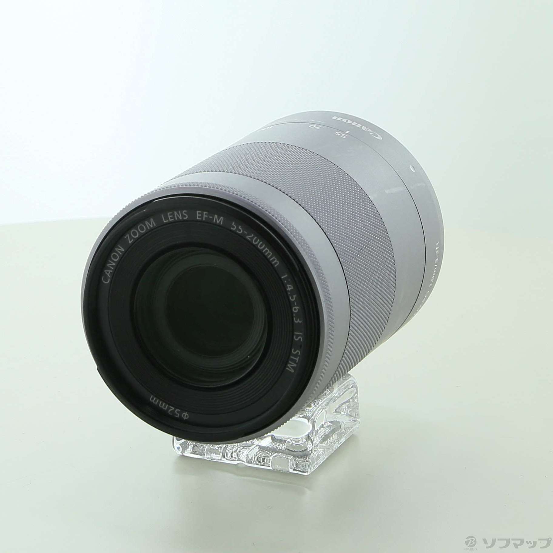 中古】EF-M55-200MM F4.5-6.3 IS STM シルバー [2133069258780 