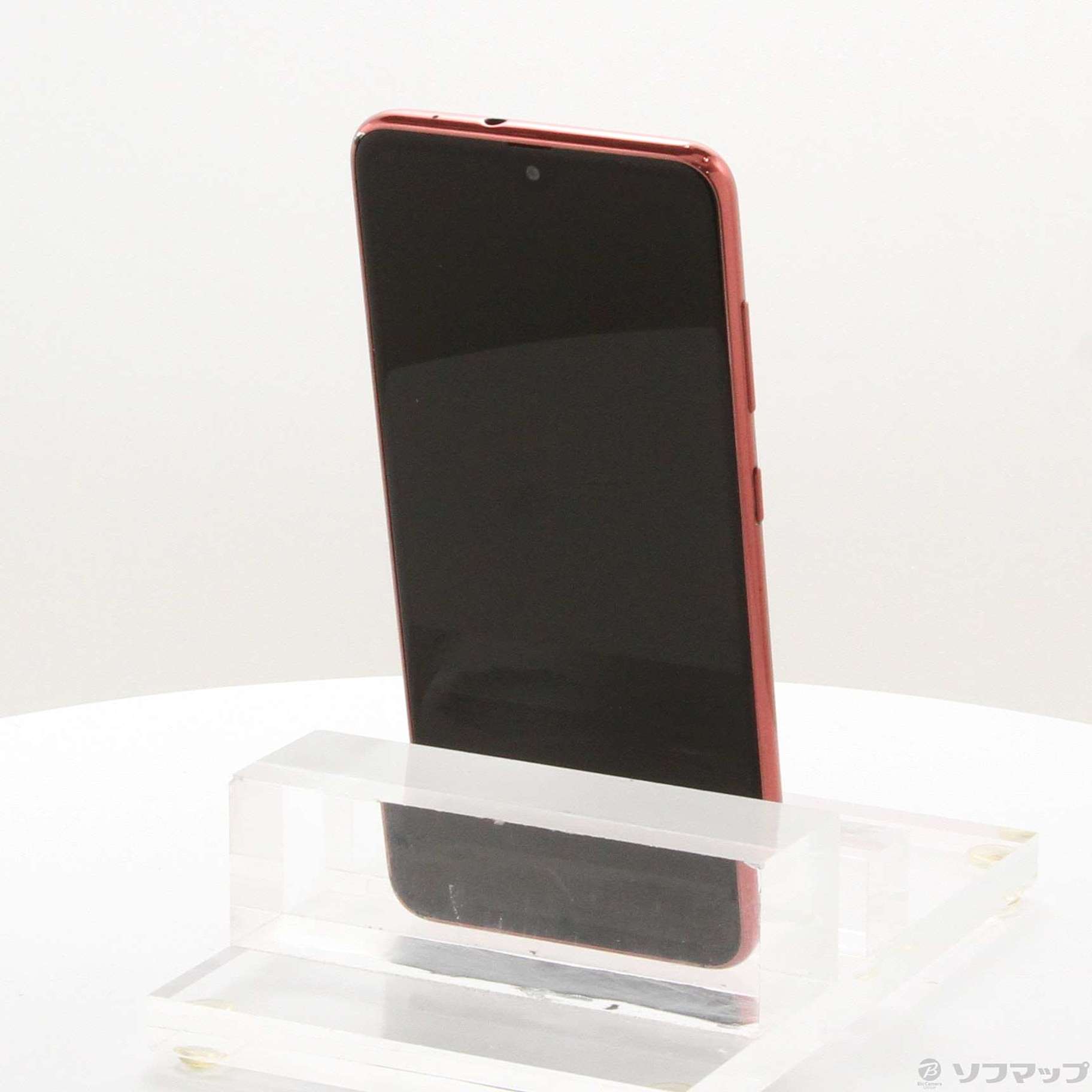 中古】GALAXY A21 64GB レッド SC-42A docomoロック解除SIMフリー