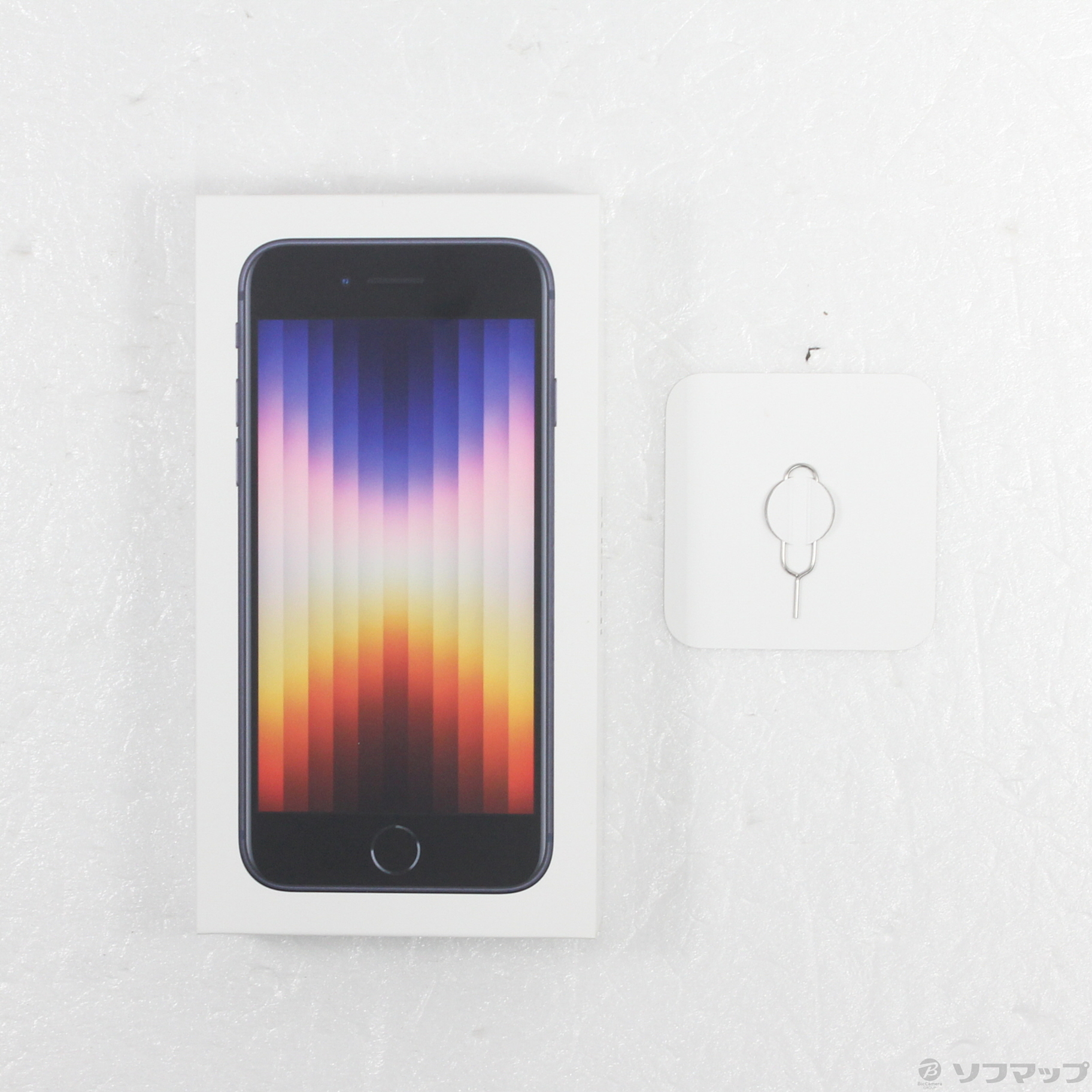 中古】iPhone SE 第3世代 64GB ミッドナイト MMYC3J／A SIMフリー