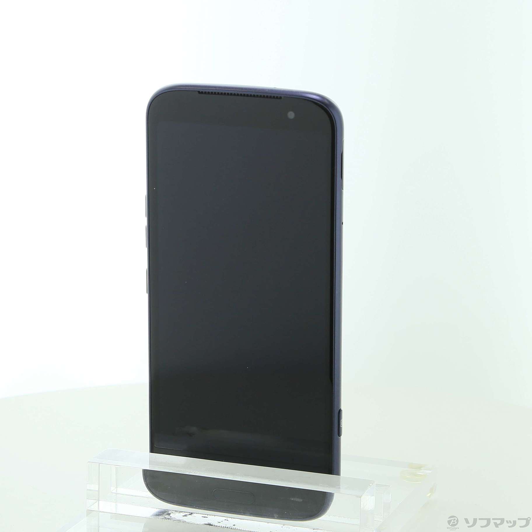 中古】らくらくスマートフォン 128GB ネイビー F-53E docomo SIMフリー