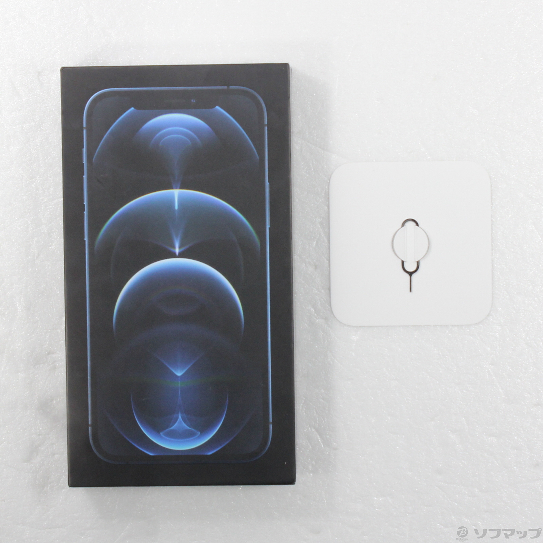 中古】iPhone12 Pro 128GB パシフィックブルー MGM83J／A SIMフリー