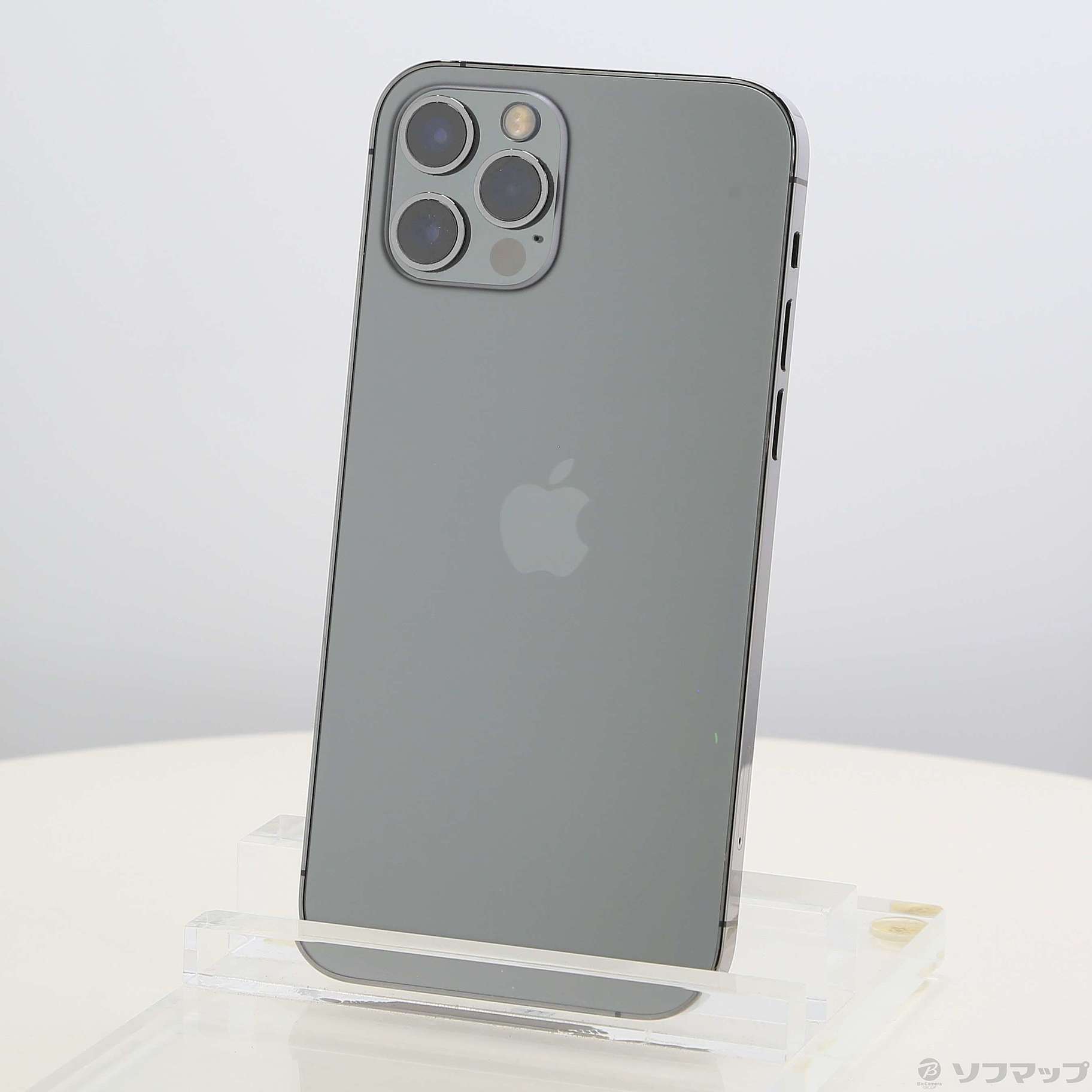 中古】iPhone12 Pro 256GB グラファイト MGM93J／A SoftBank 