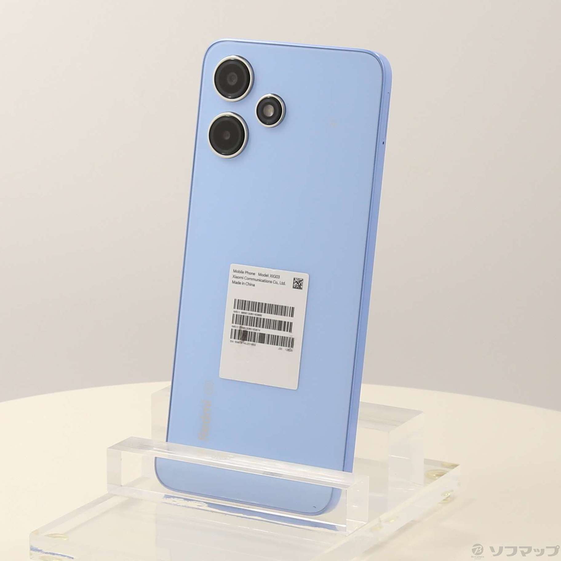 中古】Redmi 12 5G 128GB スカイブルー XIG03 auロック解除SIMフリー