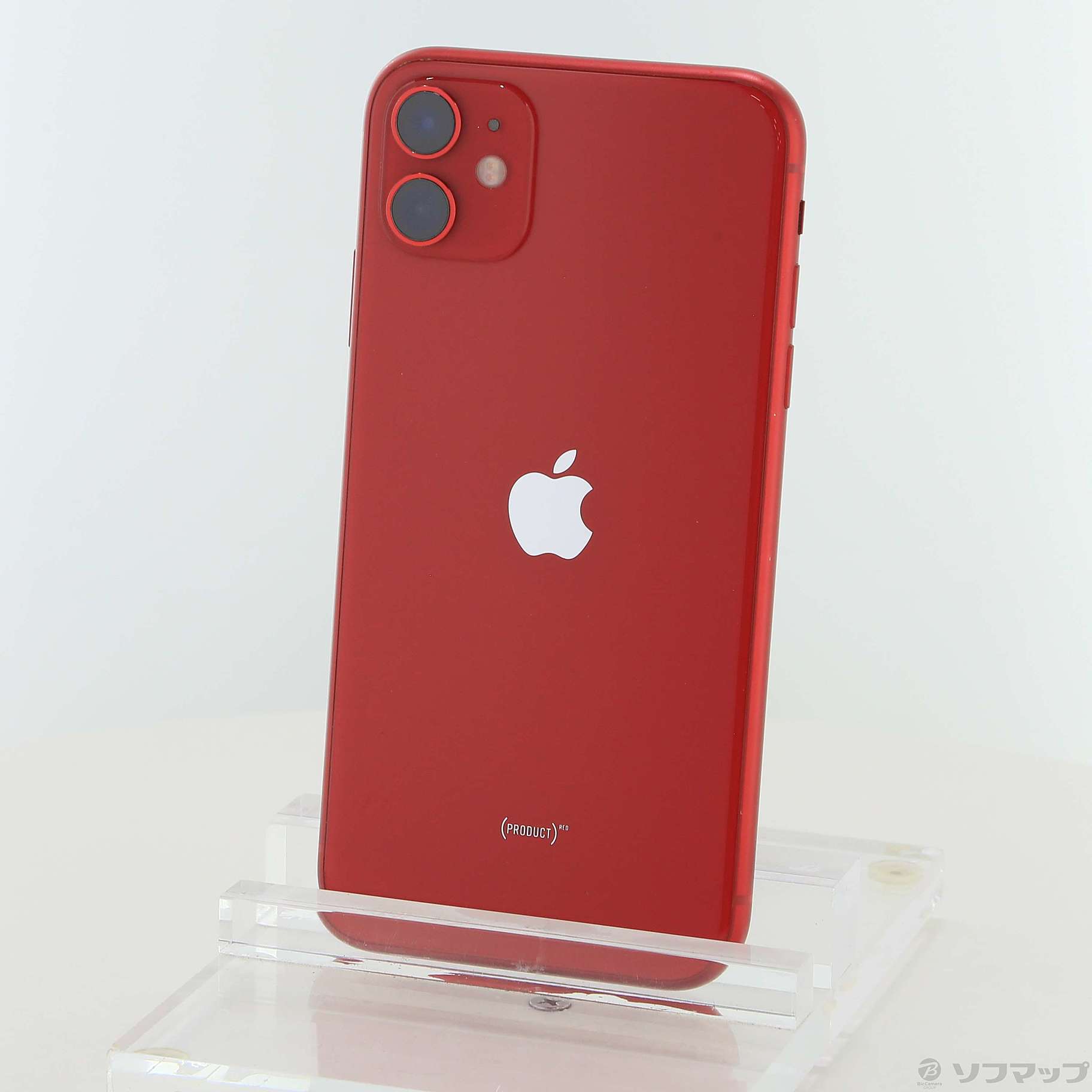 中古】iPhone11 128GB プロダクトレッド MWM32J／A SoftBank 