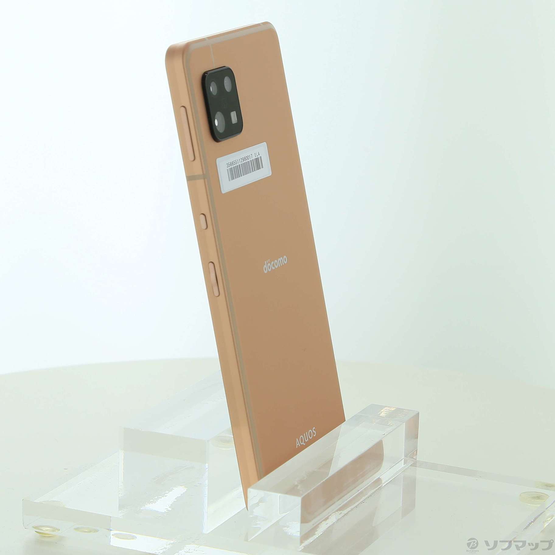 中古】AQUOS sense6 64GB ライトカッパー SH-54B docomo SIMフリー