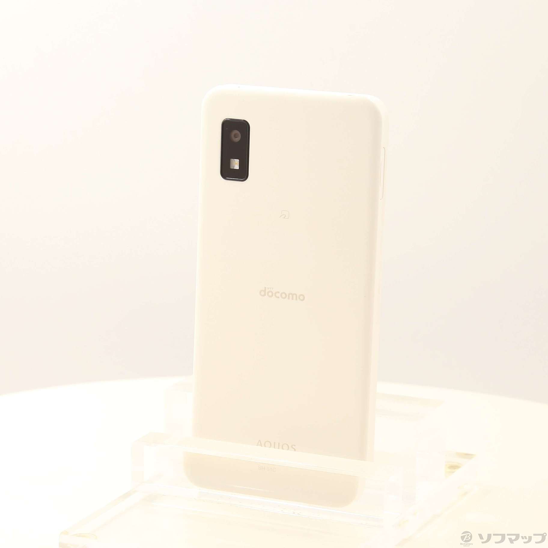 中古】AQUOS wish2 64GB ホワイト SH-51C docomo SIMフリー 