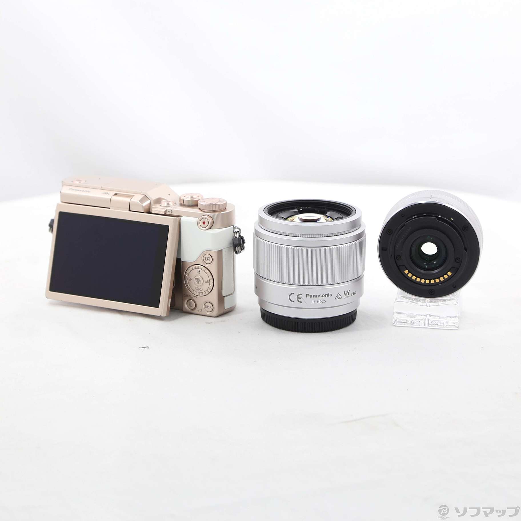 中古】LUMIX DC-GF10W ダブルレンズキット ホワイト [2133069684992