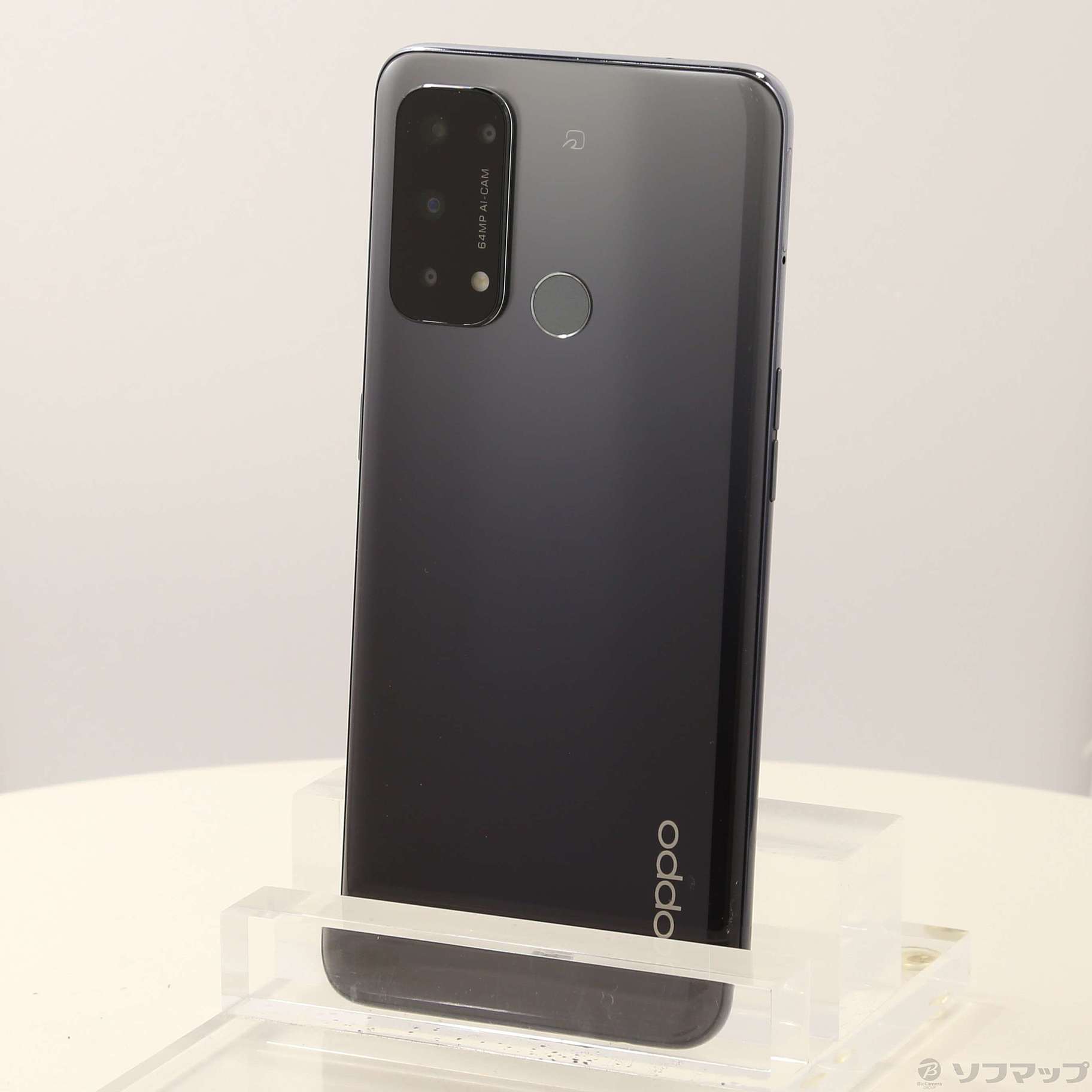 中古】OPPO Reno5 A 128GB シルバーブラック CPH2199 SIMフリー ［6.5 