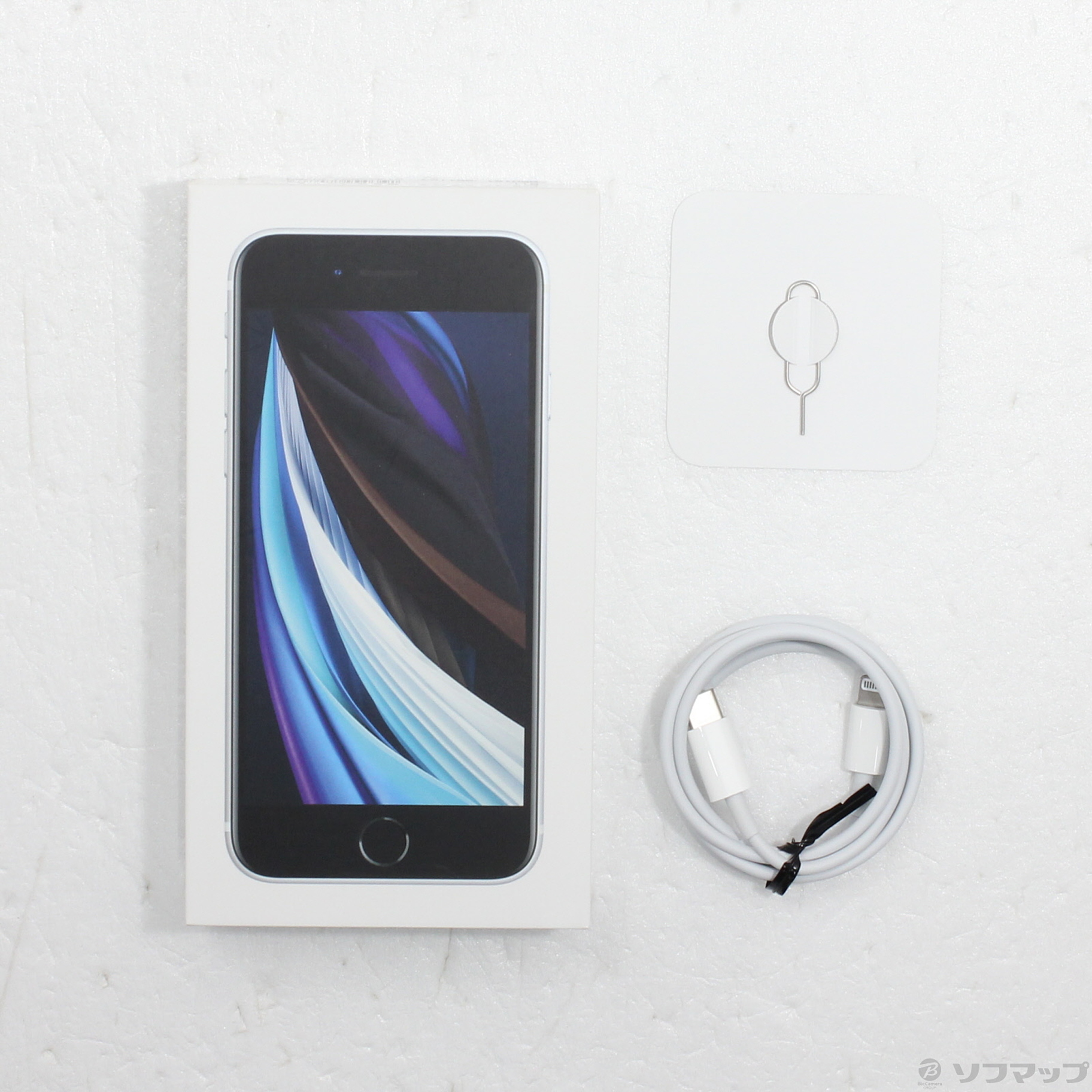 中古品〕 iPhone SE 第2世代 64GB ホワイト MHGQ3J／A SIMフリー｜の 