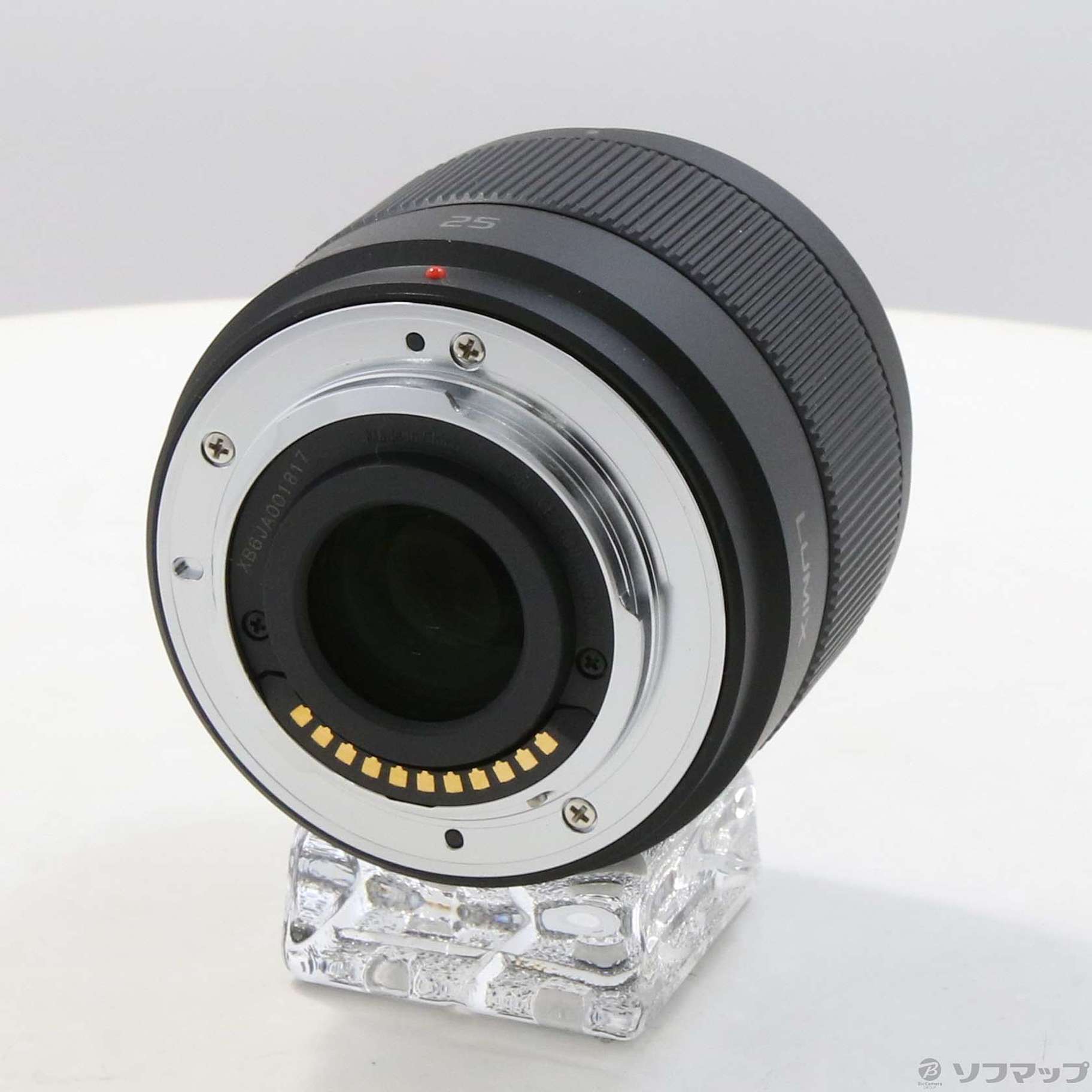 中古】LUMIX G 25mm F1.7 ASPH. H-H025 ブラック [2133069782537 