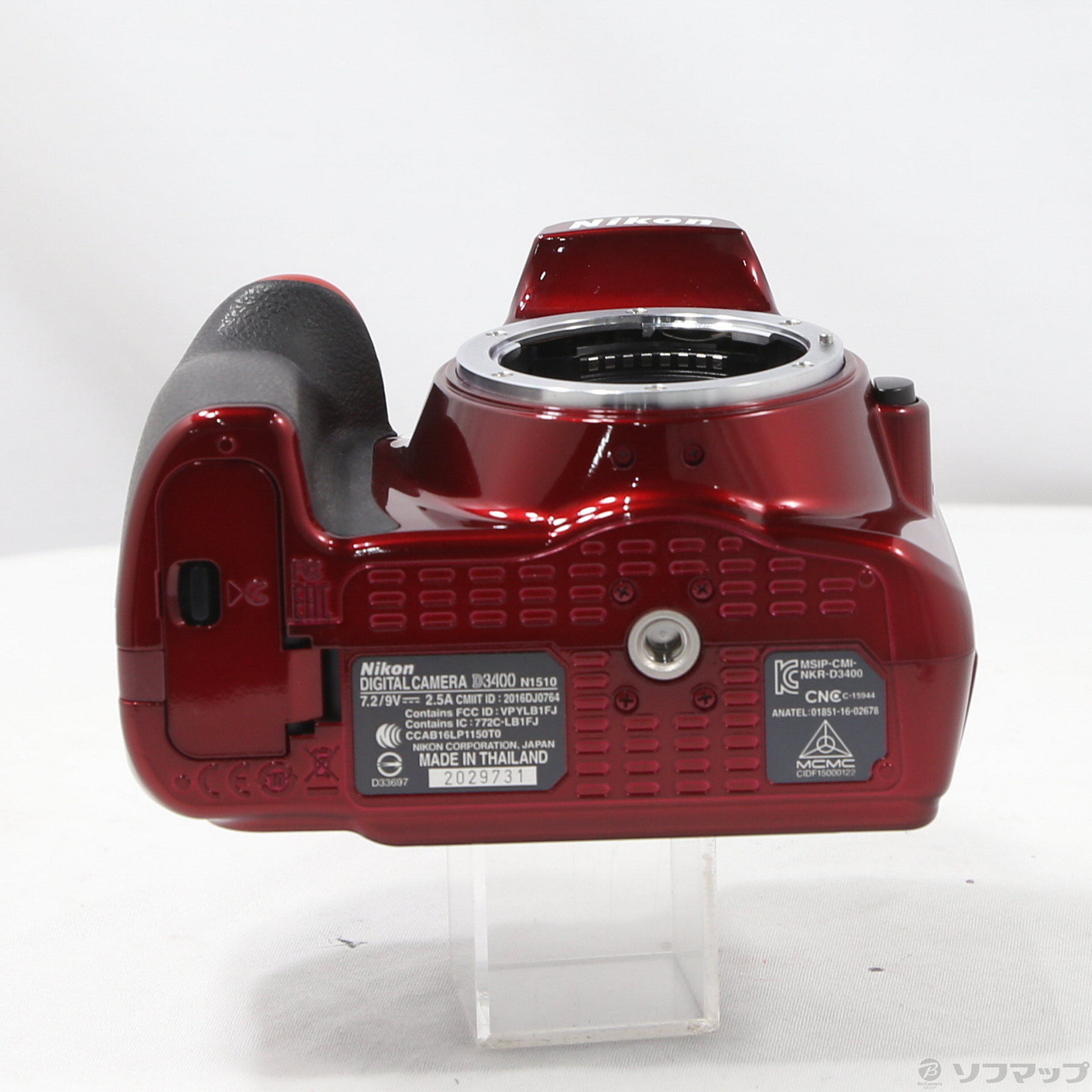 中古】期間特価対象品 NIKON D3400 ボディ レッド [2133069791690