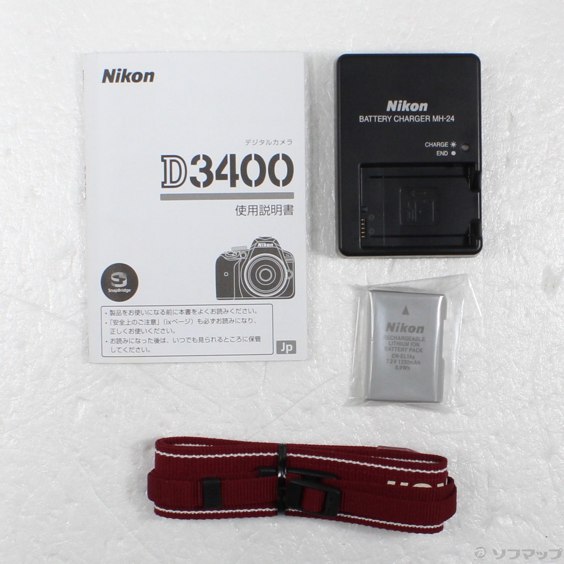 中古】期間特価対象品 NIKON D3400 ボディ レッド [2133069791690