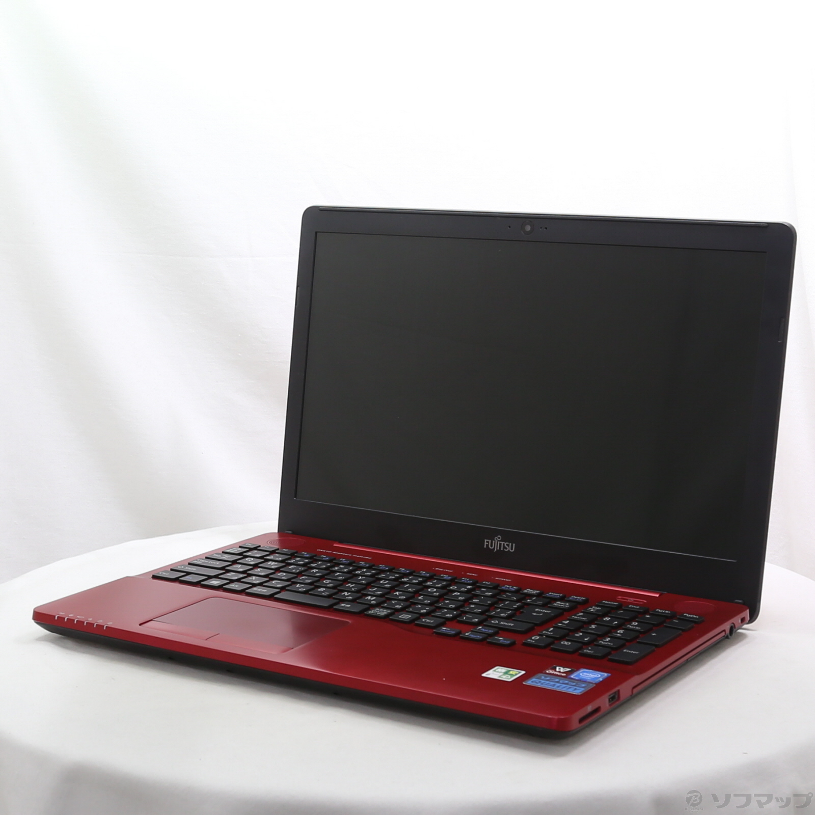 格安安心パソコン LIFEBOOK AH42/B1 FMVA42B1R ルビーレッド 〔Windows 10〕