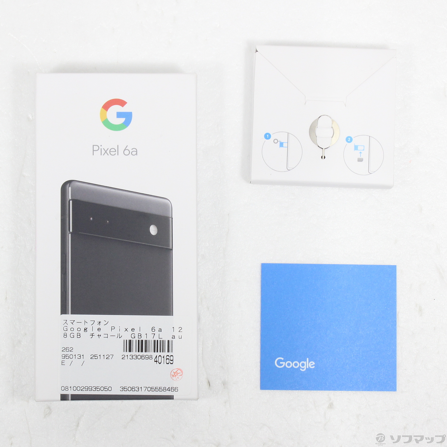 中古】Google Pixel 6a 128GB チャコール GB17L au SIMフリー