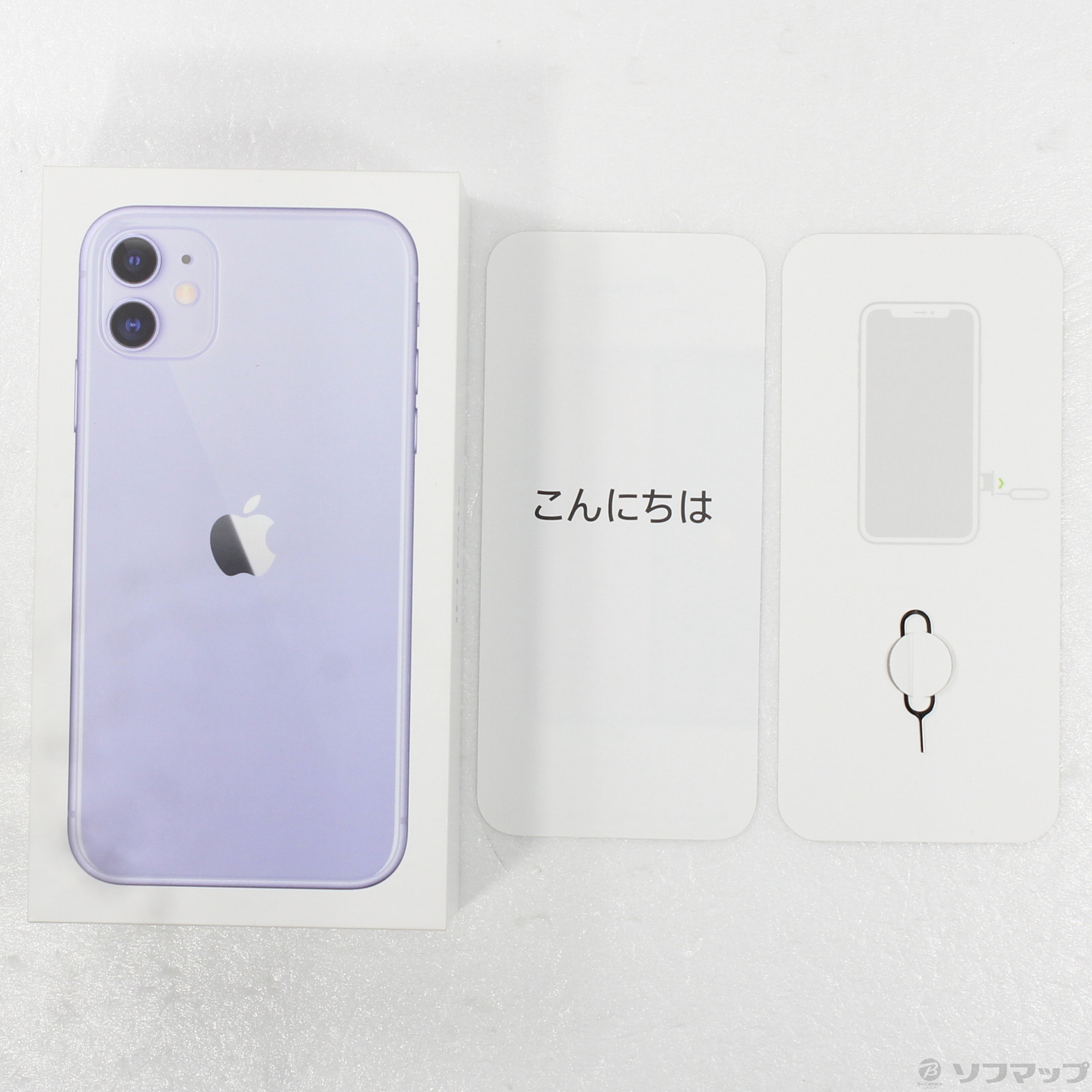 iphone11 パープル 中古】iPhone11 64GB パープル MWLX2J／A SIMフリー [2133054722692