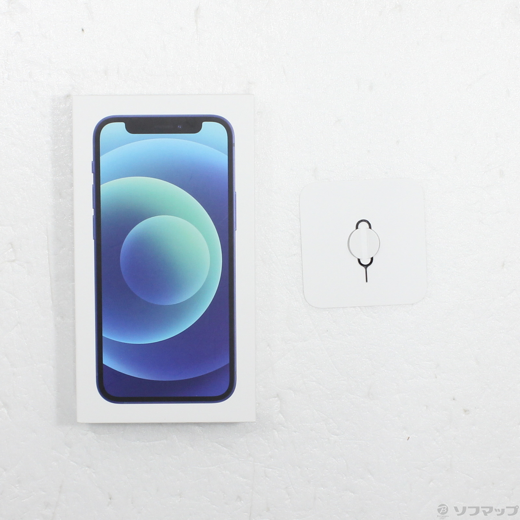 中古】iPhone12 mini 128GB ブルー MGDP3J／A SIMフリー