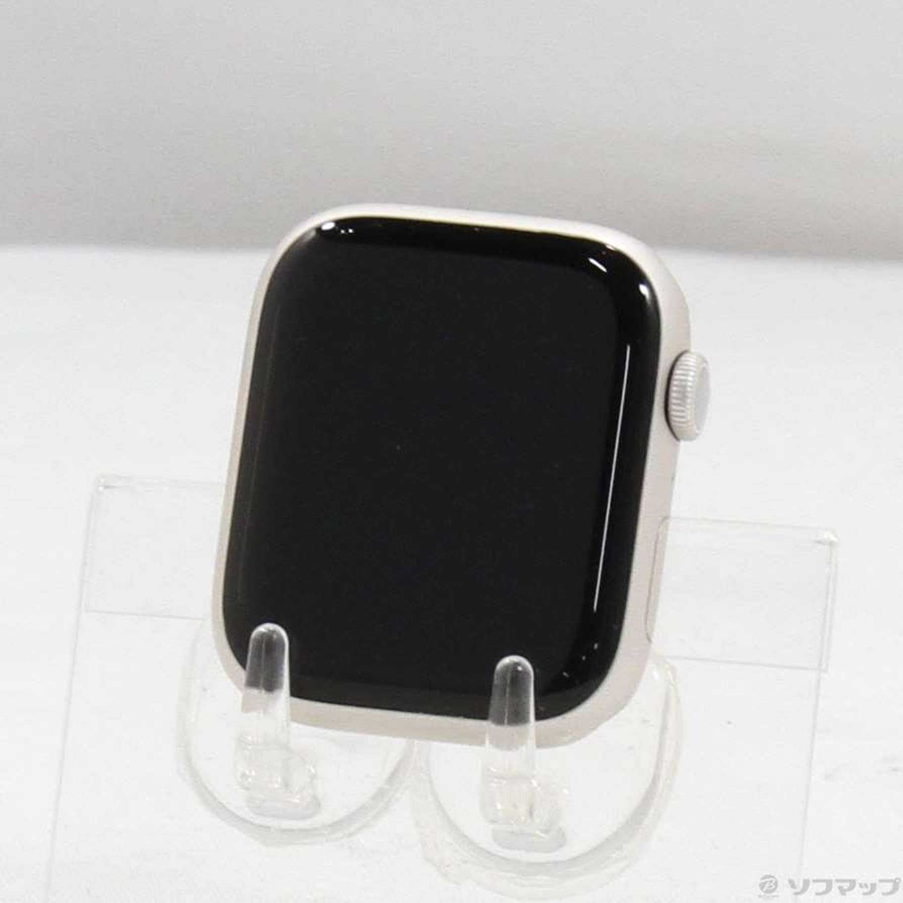 中古品〕 Apple Watch Series 8 GPS 45mm スターライトアルミニウム 