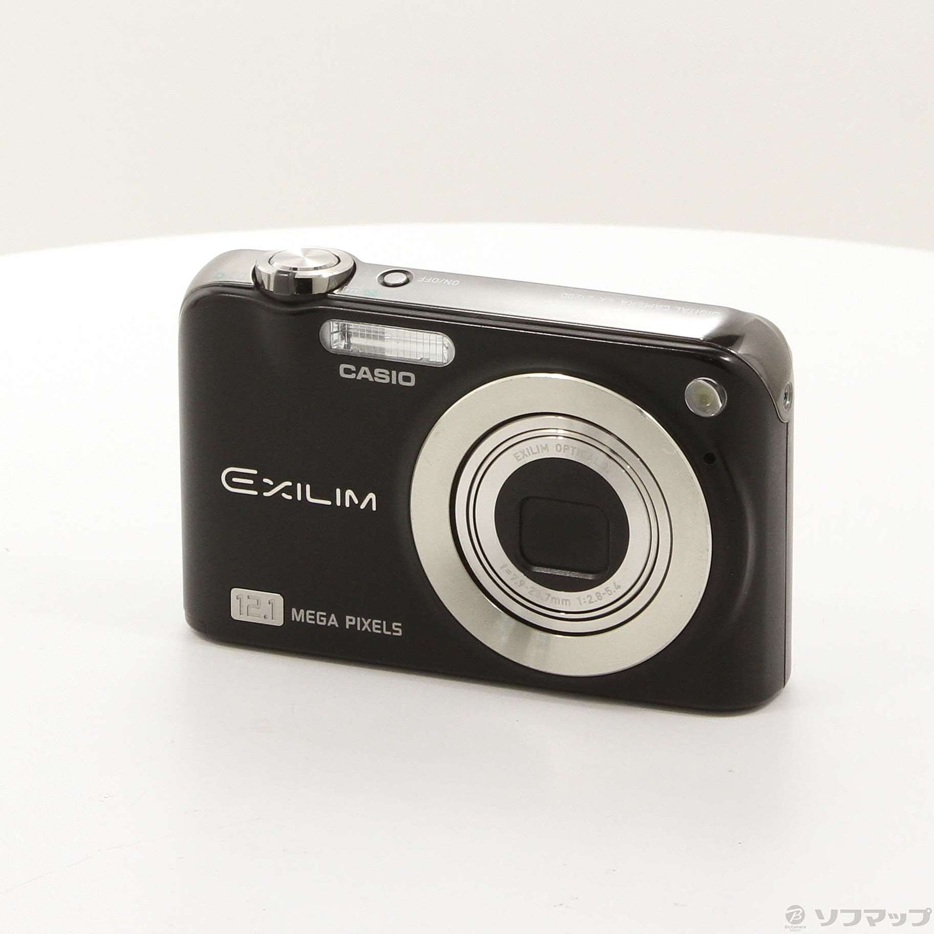 中古】EXILIM ZOOM EX-Z1200BK (1210万画素／3倍ズーム／ブラック 