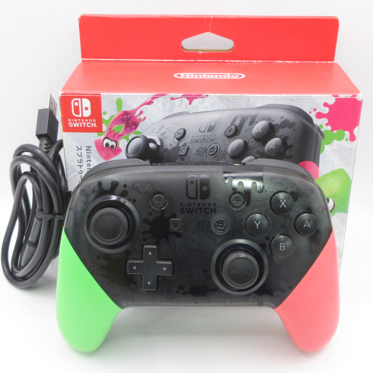中古】Nintendo Switch Proコントローラー スプラトゥーン2
