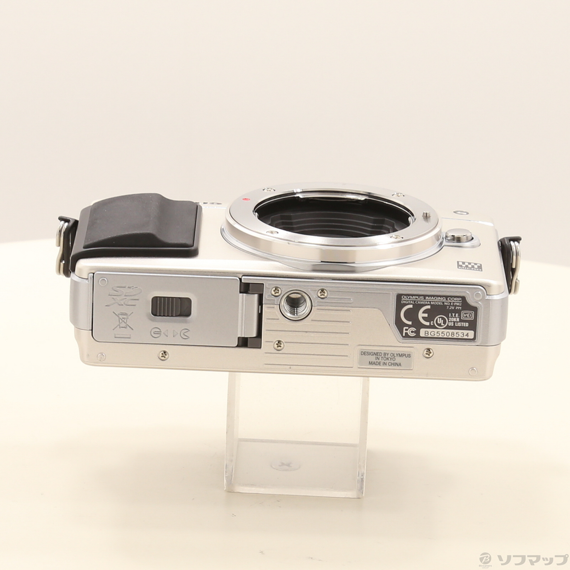 中古】PEN mini E-PM2レンズキット(シルバー) [2133069938804
