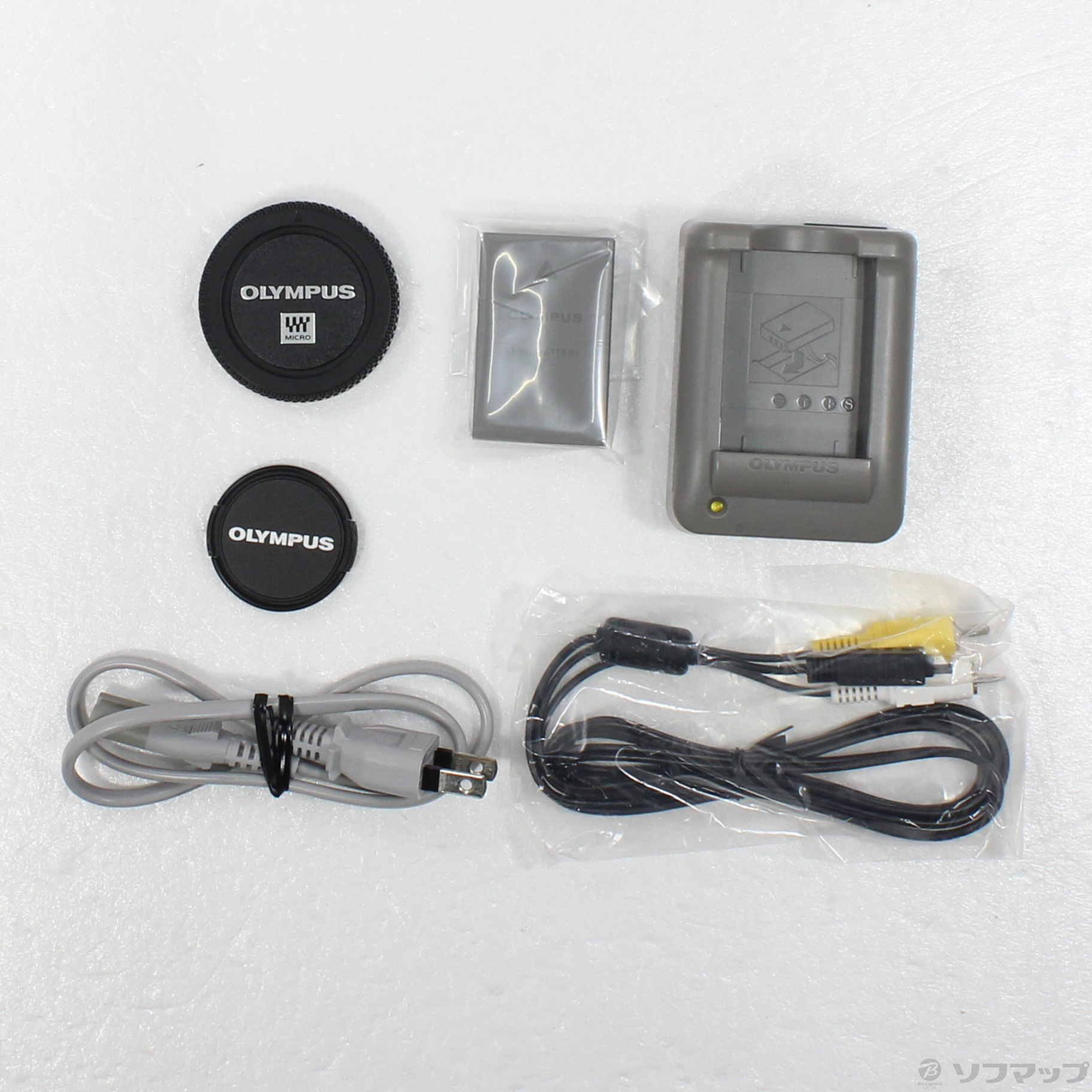 中古】PEN mini E-PM2レンズキット(シルバー) [2133069938804