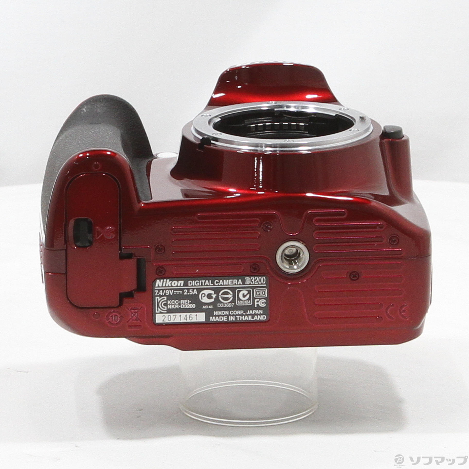 中古】NIKON D3200 18-55 VR レンズキット レッド (2416万画素／SDXC