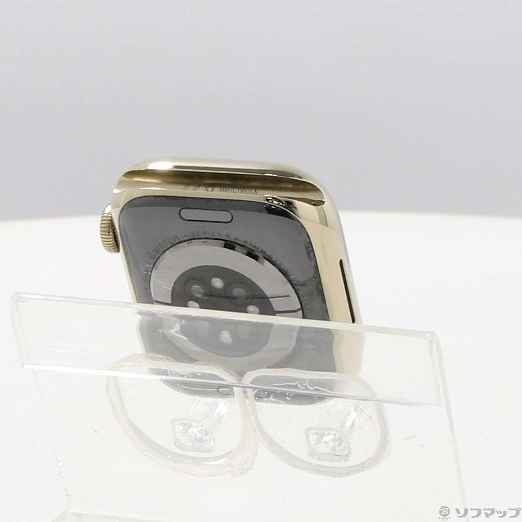 中古】Apple Watch Series 9 GPS + Cellular 41mm ゴールドステンレス 