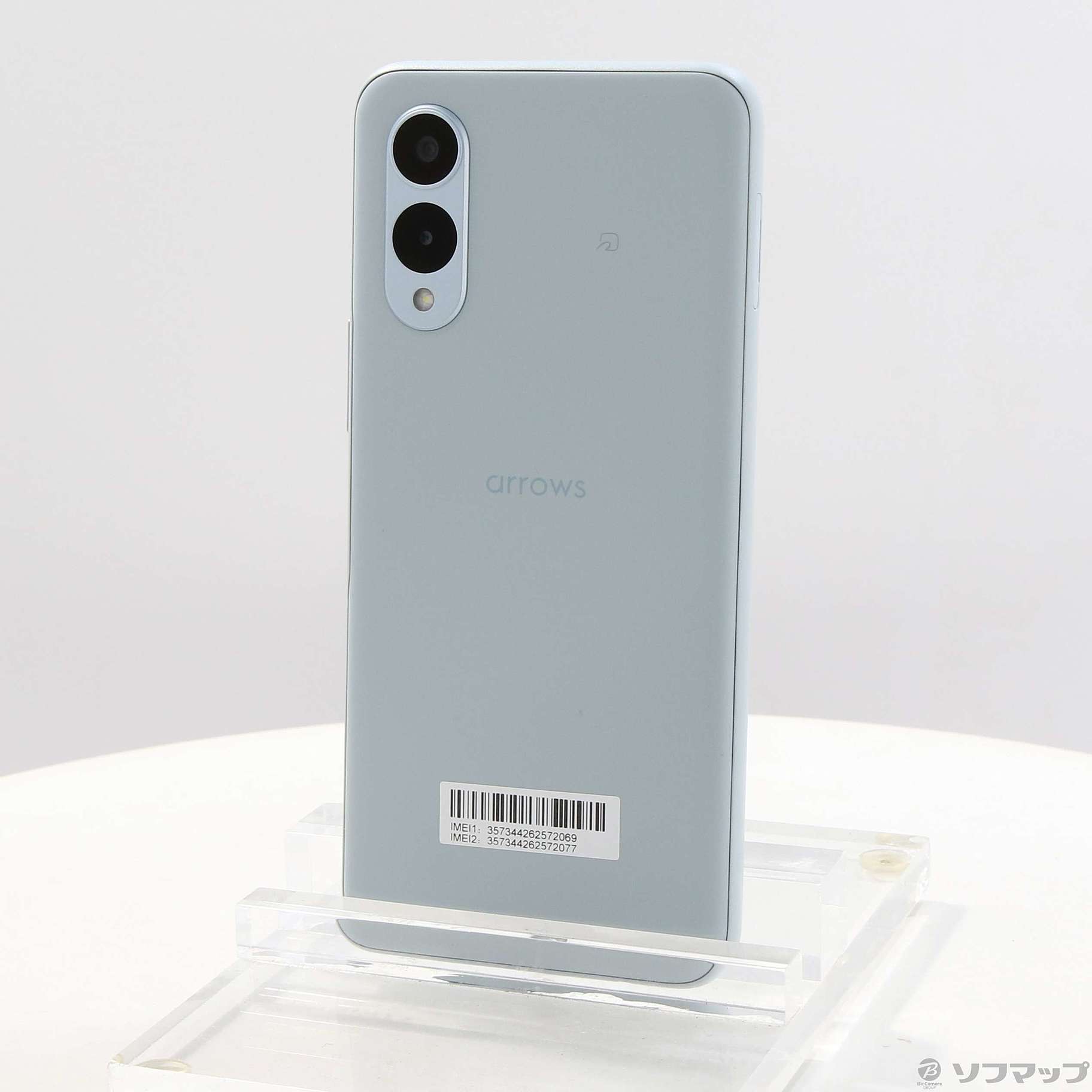 中古】arrows We2 64GB ライトブルー FCG02 au SIMフリー