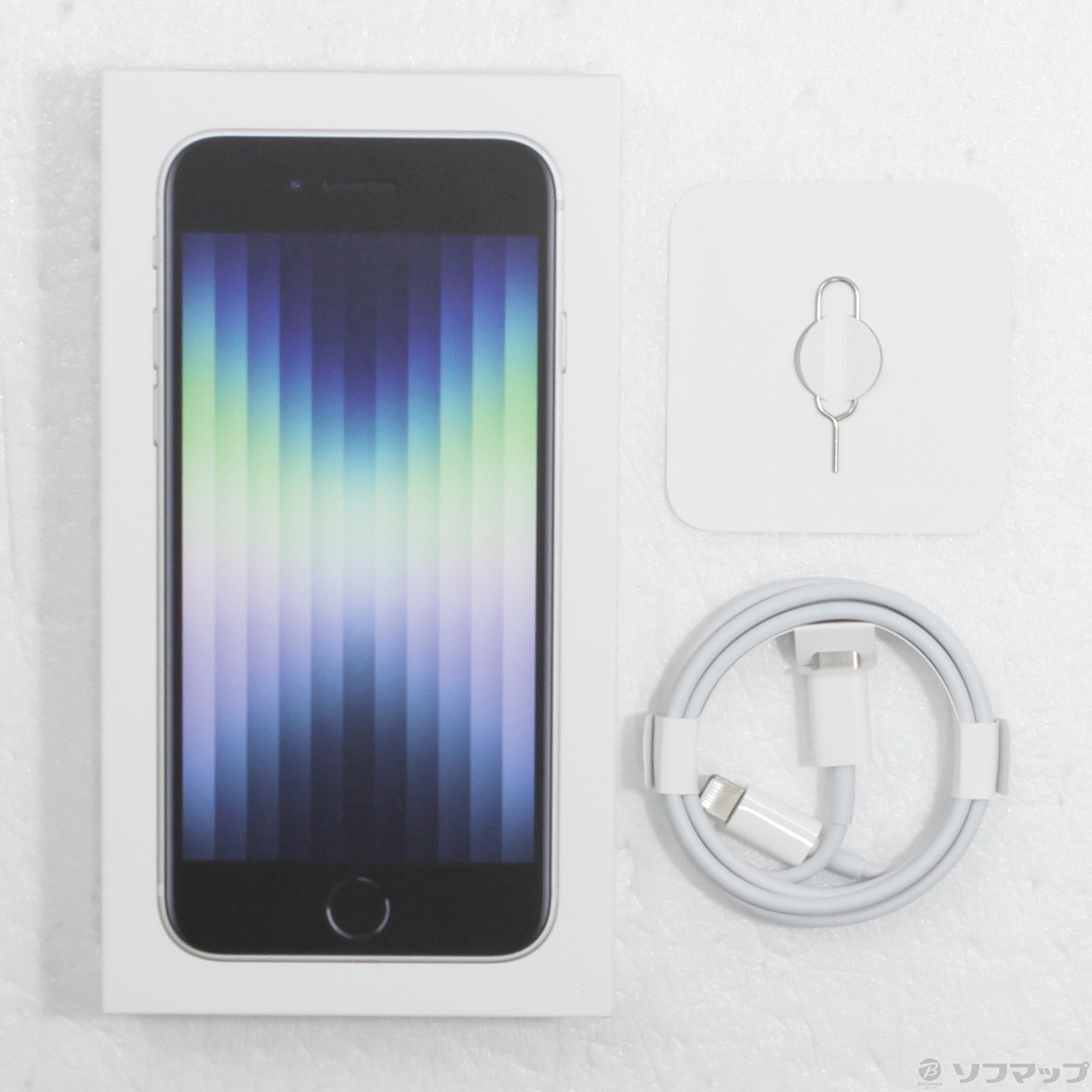 中古】iPhone SE 第3世代 128GB スターライト MMYG3J／A SIMフリー