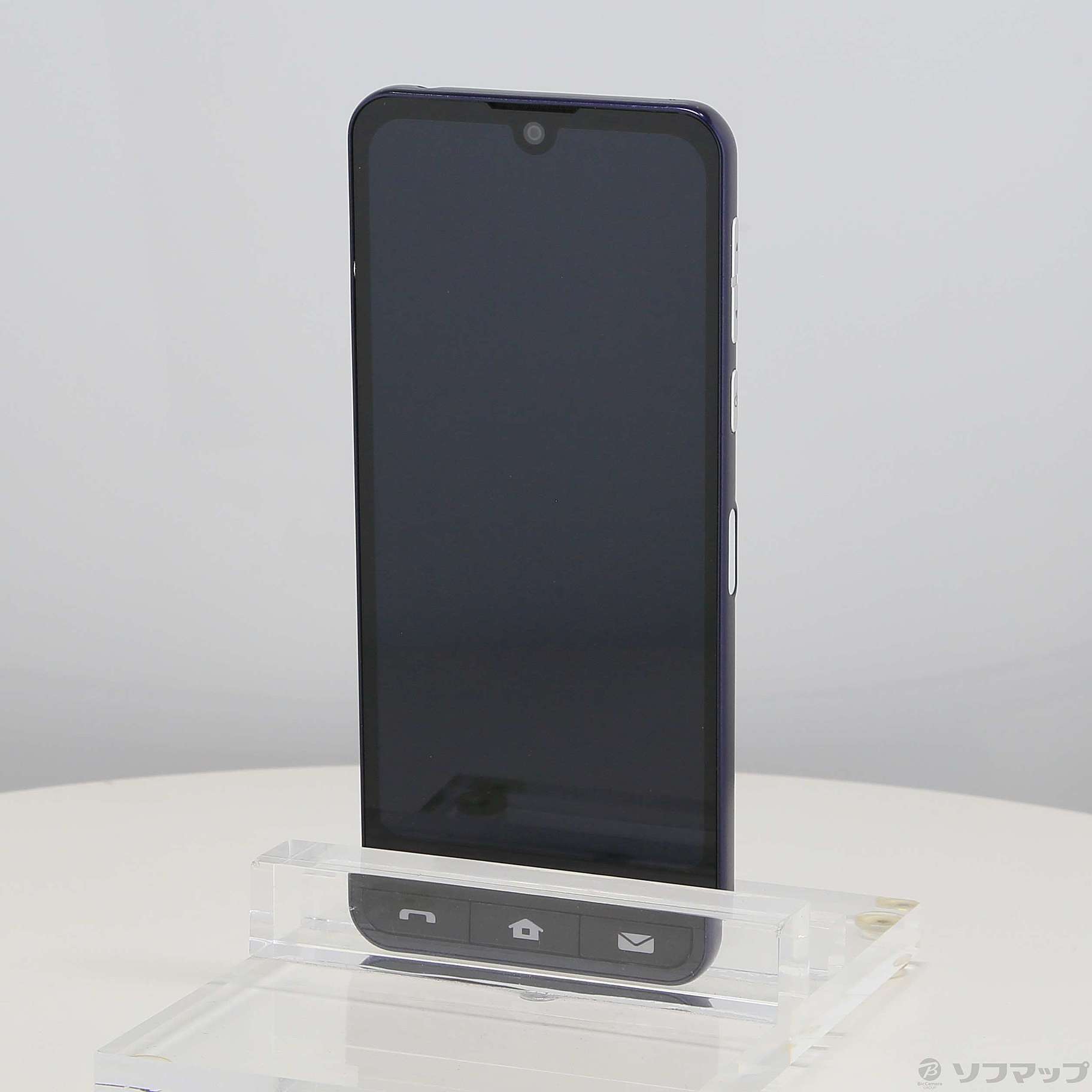 中古】BASIO active2 64GB ネイビー SHG12 au SIMフリー