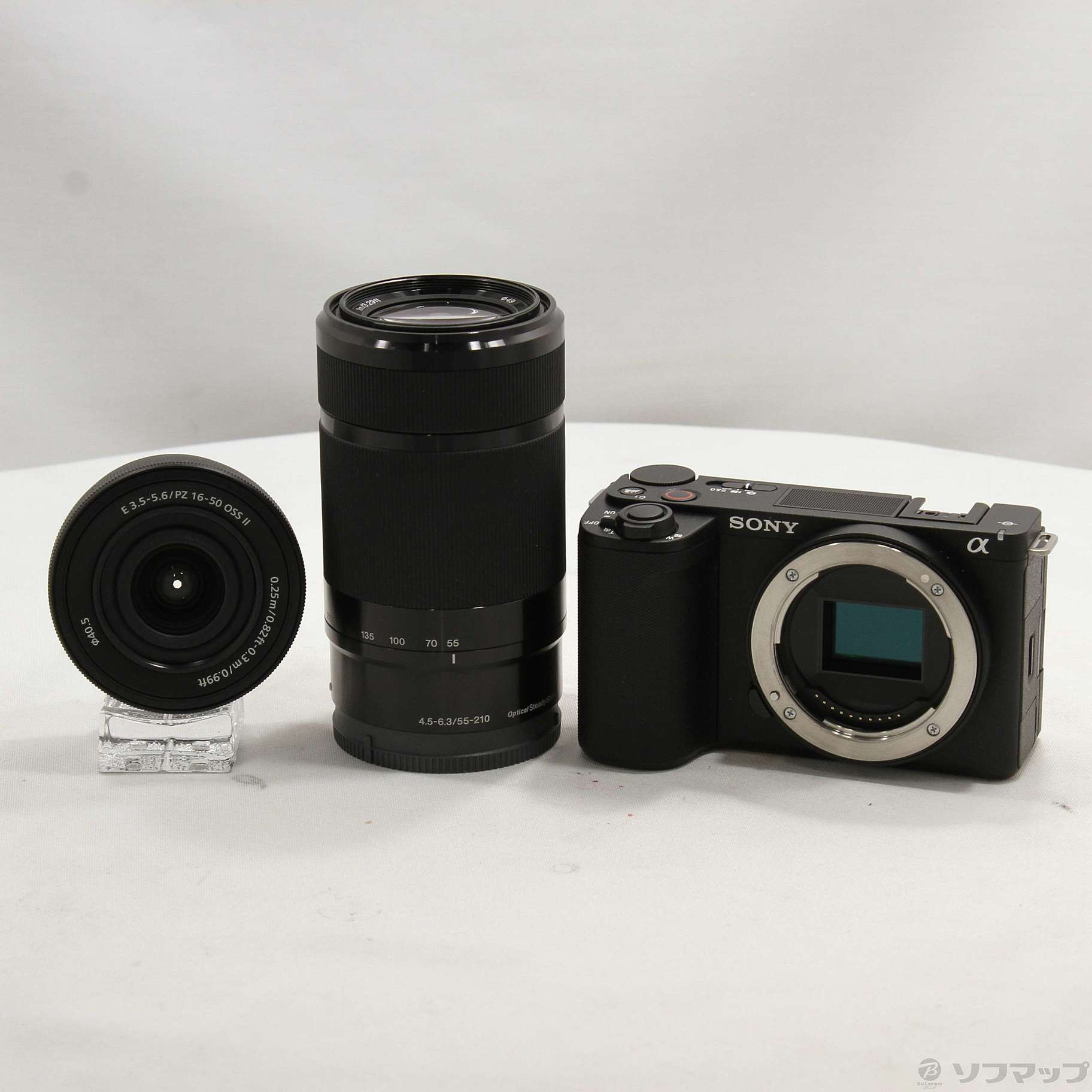 中古】VLOGCAM ZV-E10 II ダブルズームレンズキット ブラック ZV