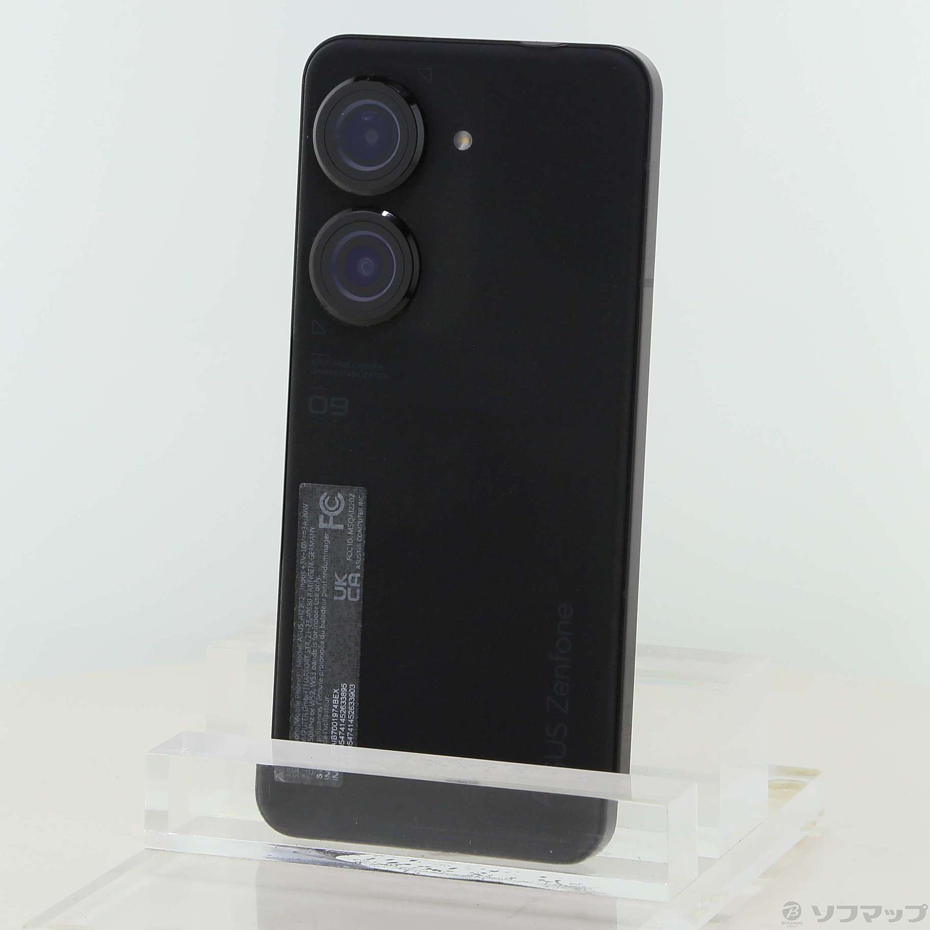 中古】Zenfone 9 256GB ミッドナイトブラック ZF9-BK16S256 SIMフリー