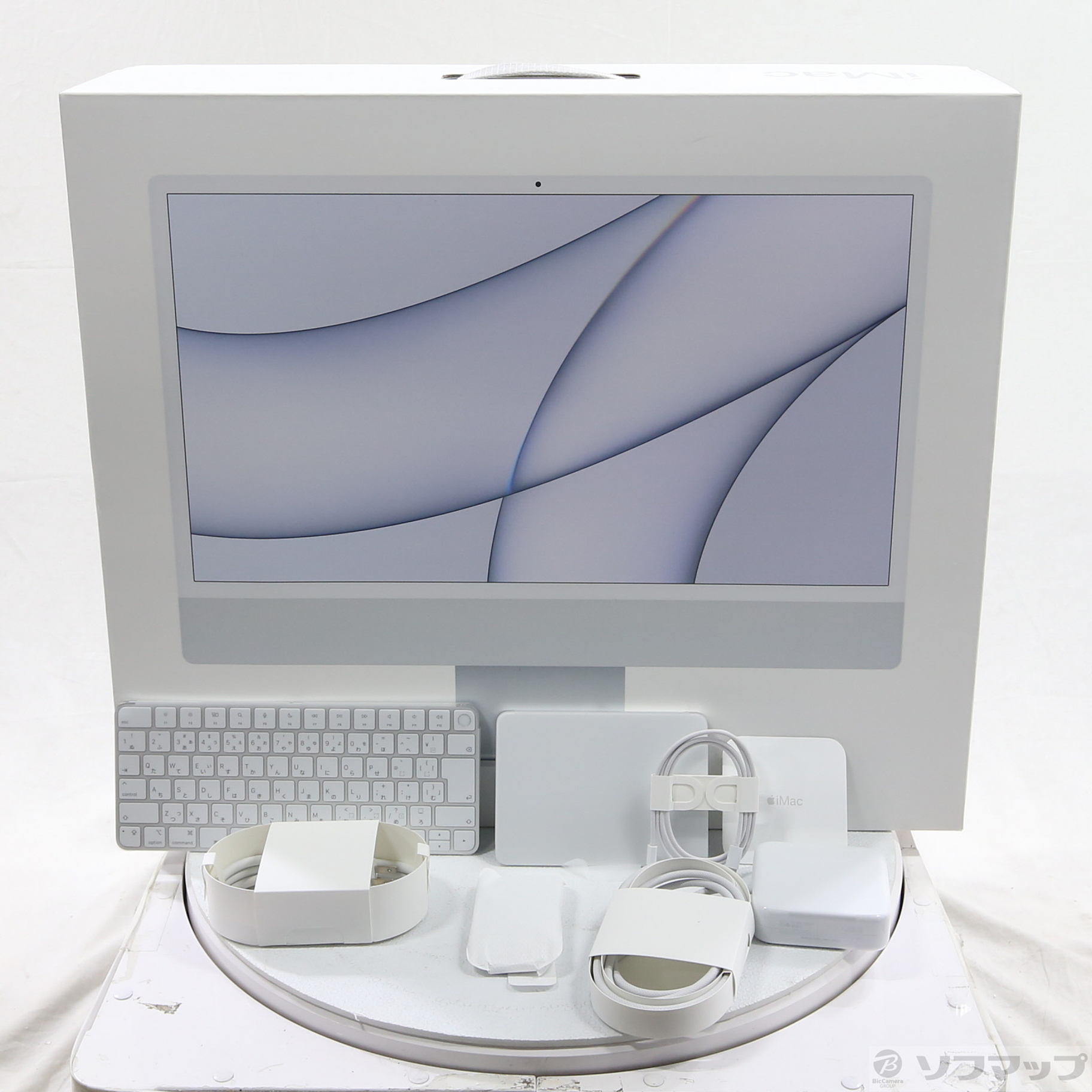 中古】iMac 24-inch Mid-2021 MGPD3J／A Apple M1 8コアCPU_8コアGPU