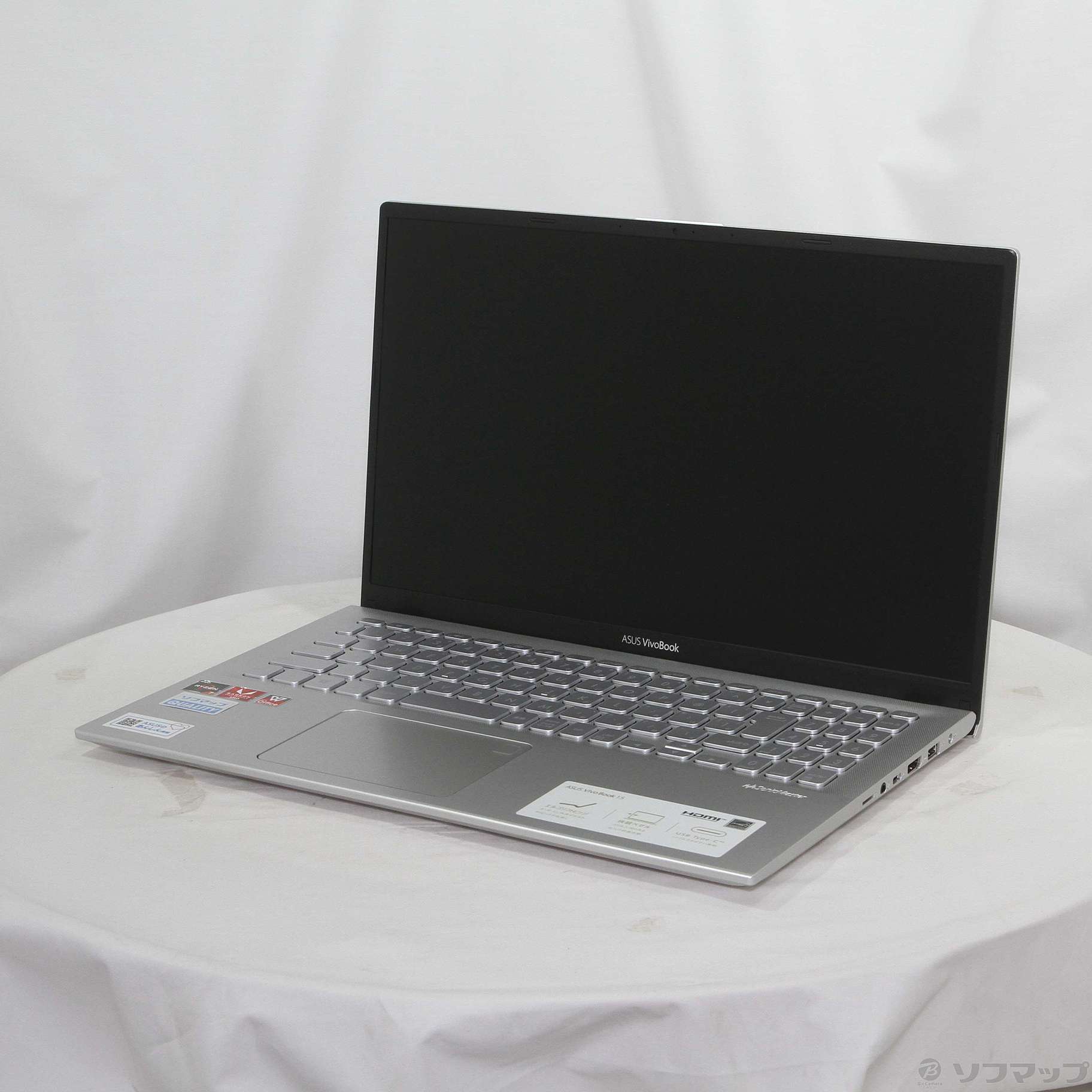 中古】VivoBook 15 X512DA X512DA-BQ1136T トランスペアレントシルバー