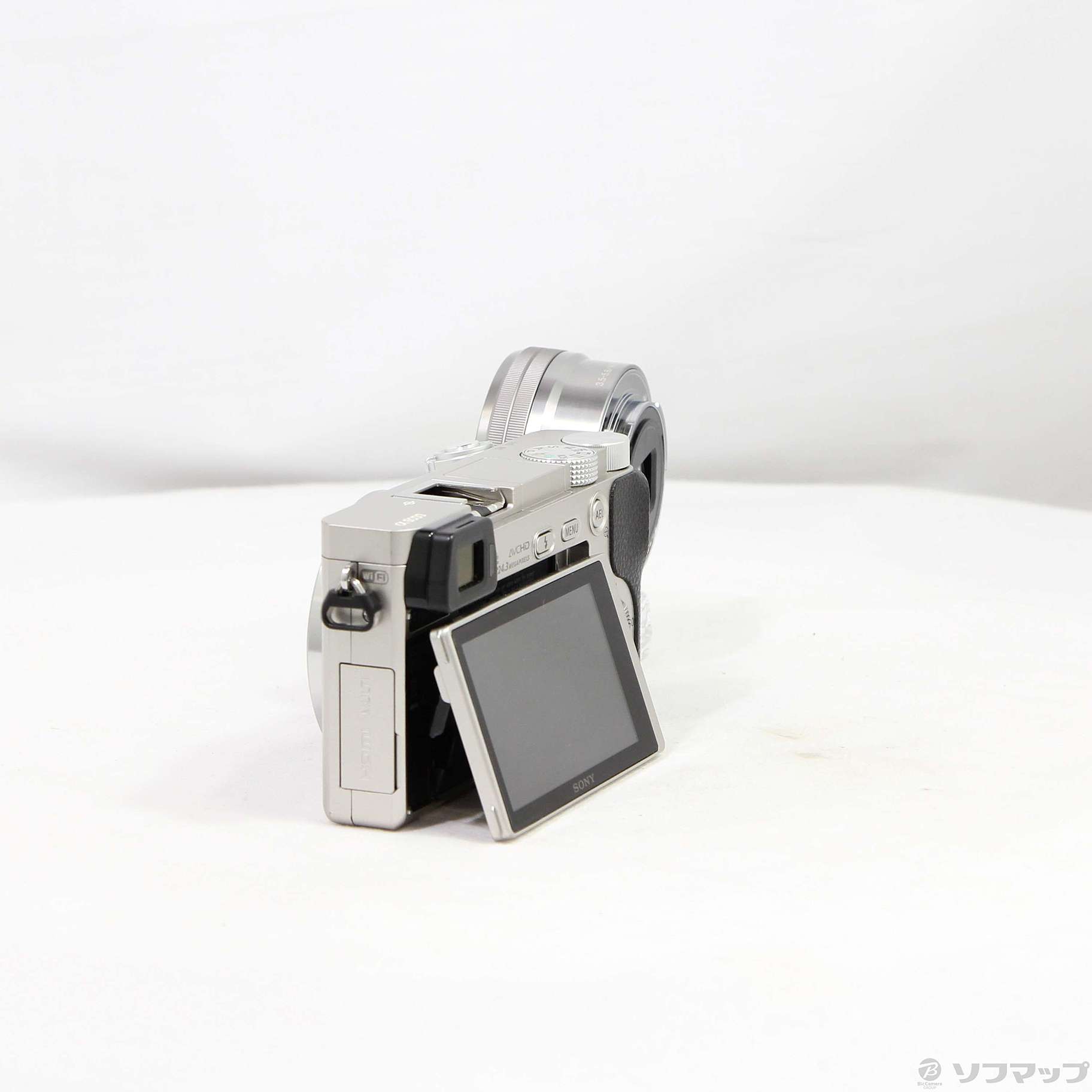 美品　SONY α6000 シルバー 本体・レンズと付属品　ILCE-6000L 中古】α6000 パワーズームレンズキット シルバー ILCE-6000L