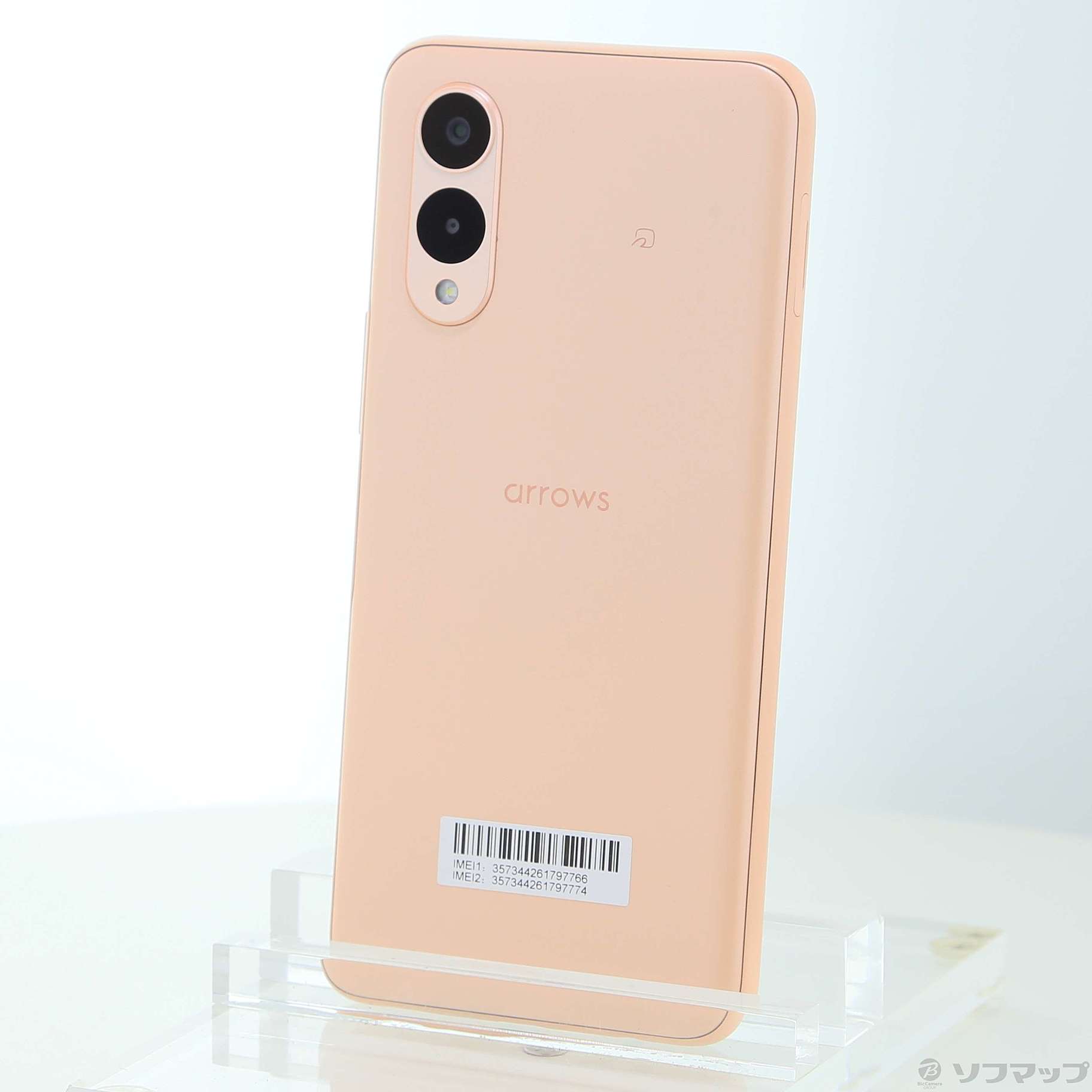中古】arrows We2 64GB ライトオレンジ FCG02 au SIMフリー