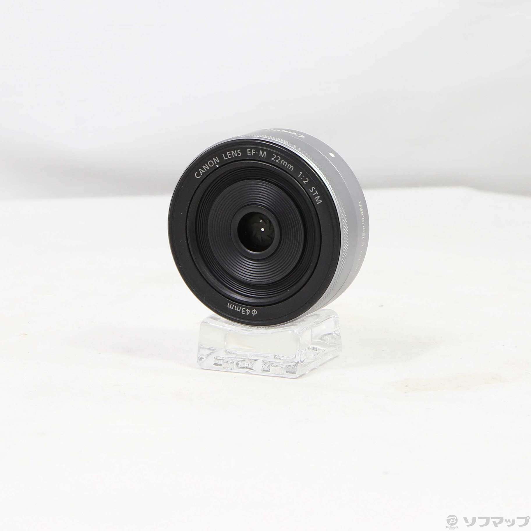 中古】EF-M 22mm F2 STM シルバー (レンズ)(CANON Mマウント 