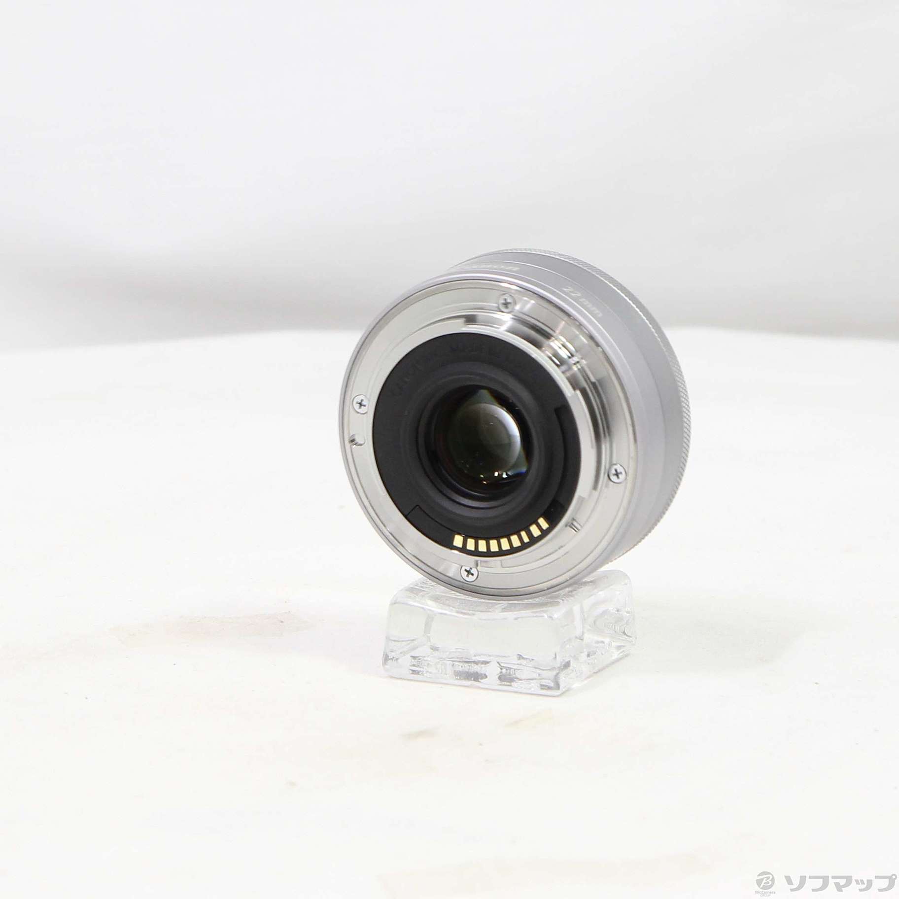 中古】EF-M 22mm F2 STM シルバー (レンズ)(CANON Mマウント 