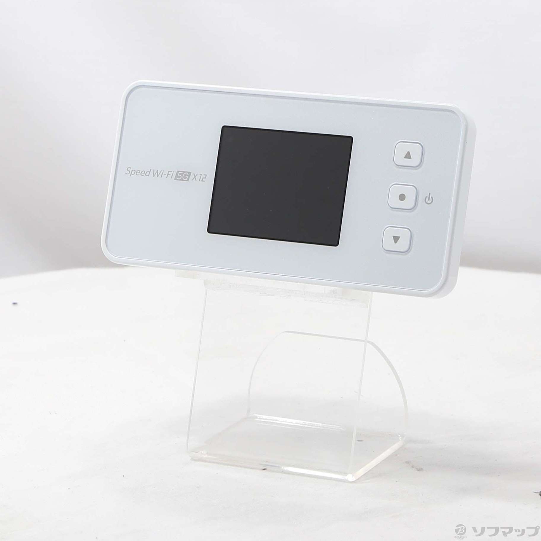 中古】〔中古品〕 Speed Wi-Fi 5G X12 NAR03SWU アイスホワイト SIM